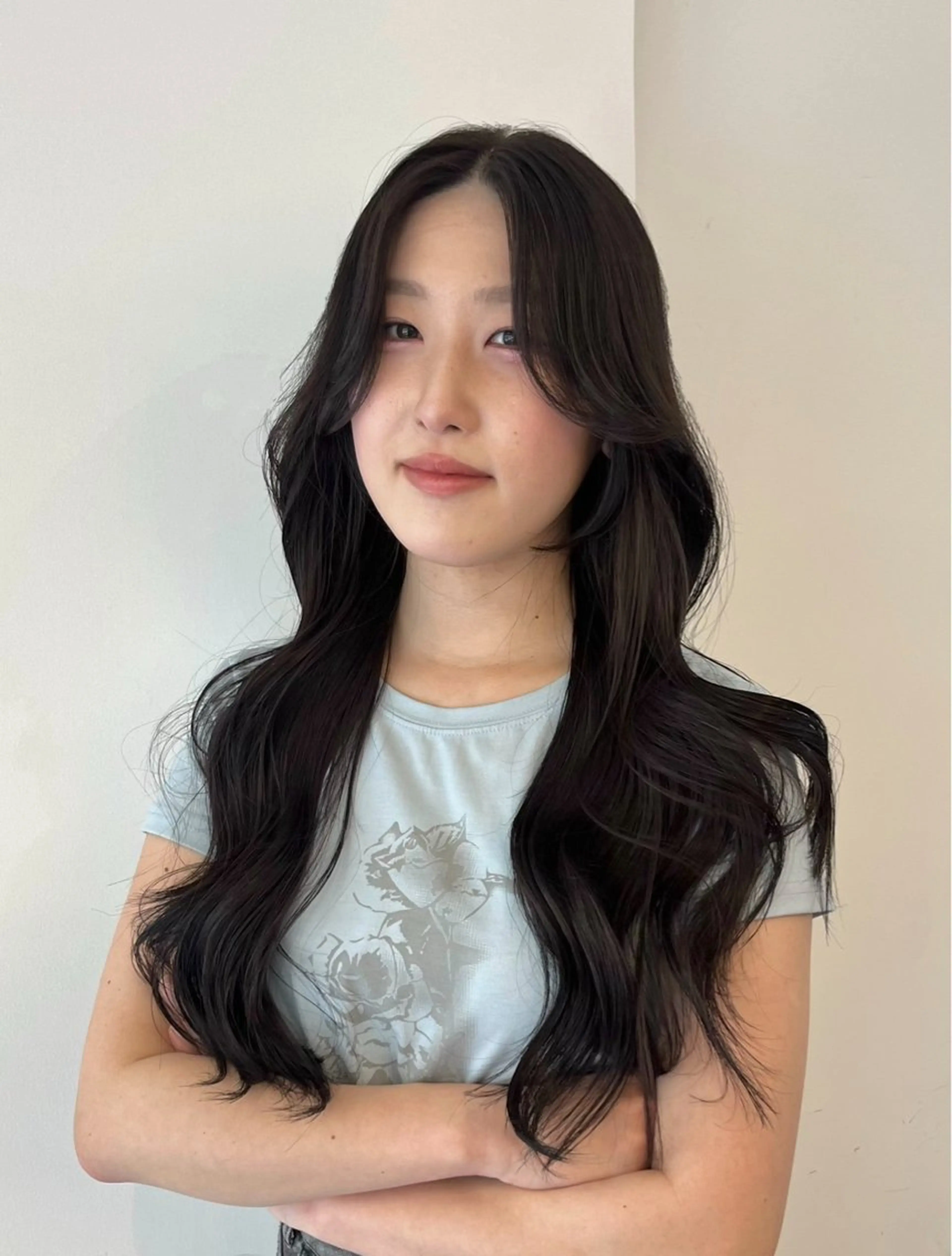 ロング 顔周りカット レイヤーカット カット 🟣金沢駅近covo SHUNNA🟣のヘアスタイル