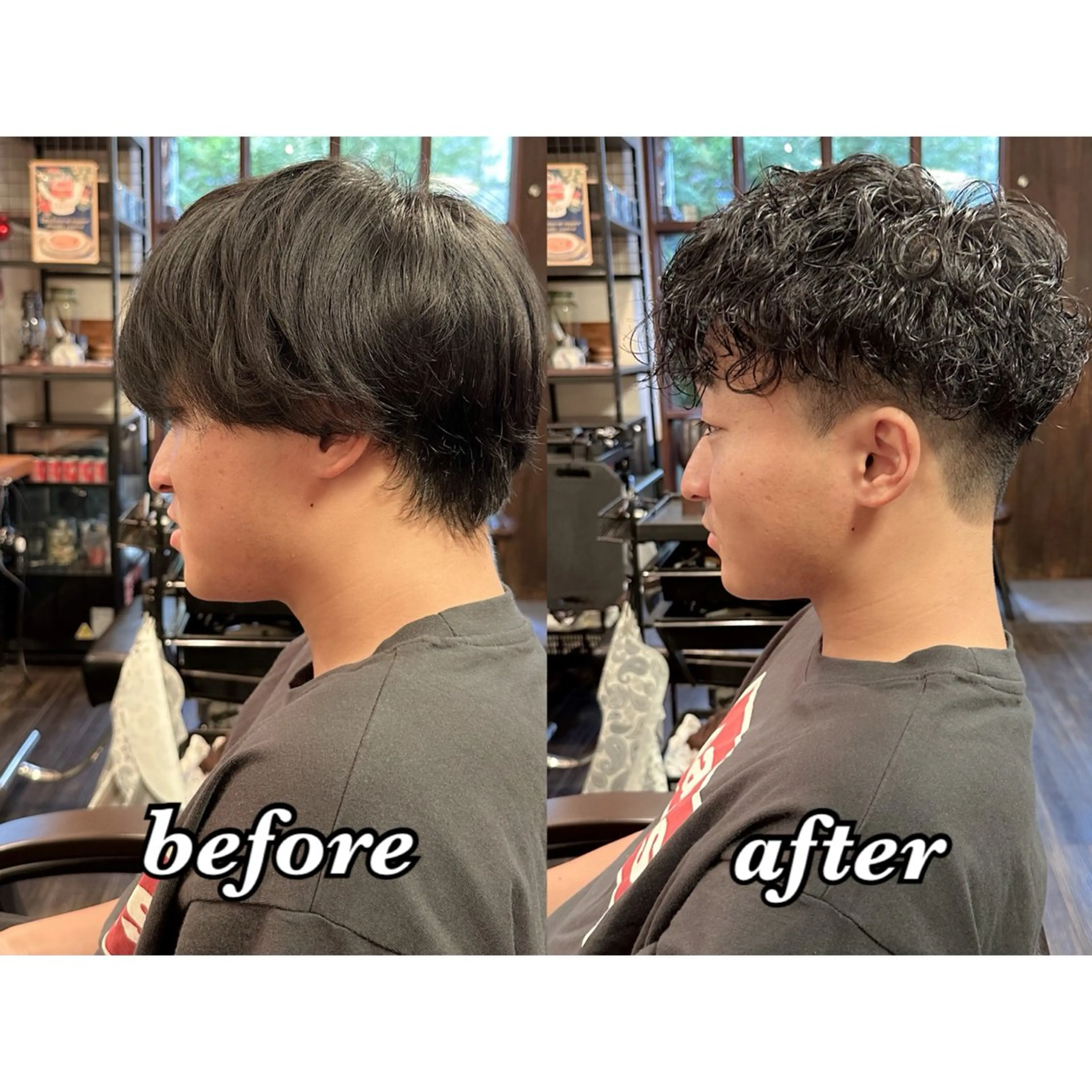 パーマ メンズ カット パーマ キヨ メンズカット/パーマのヘアスタイル