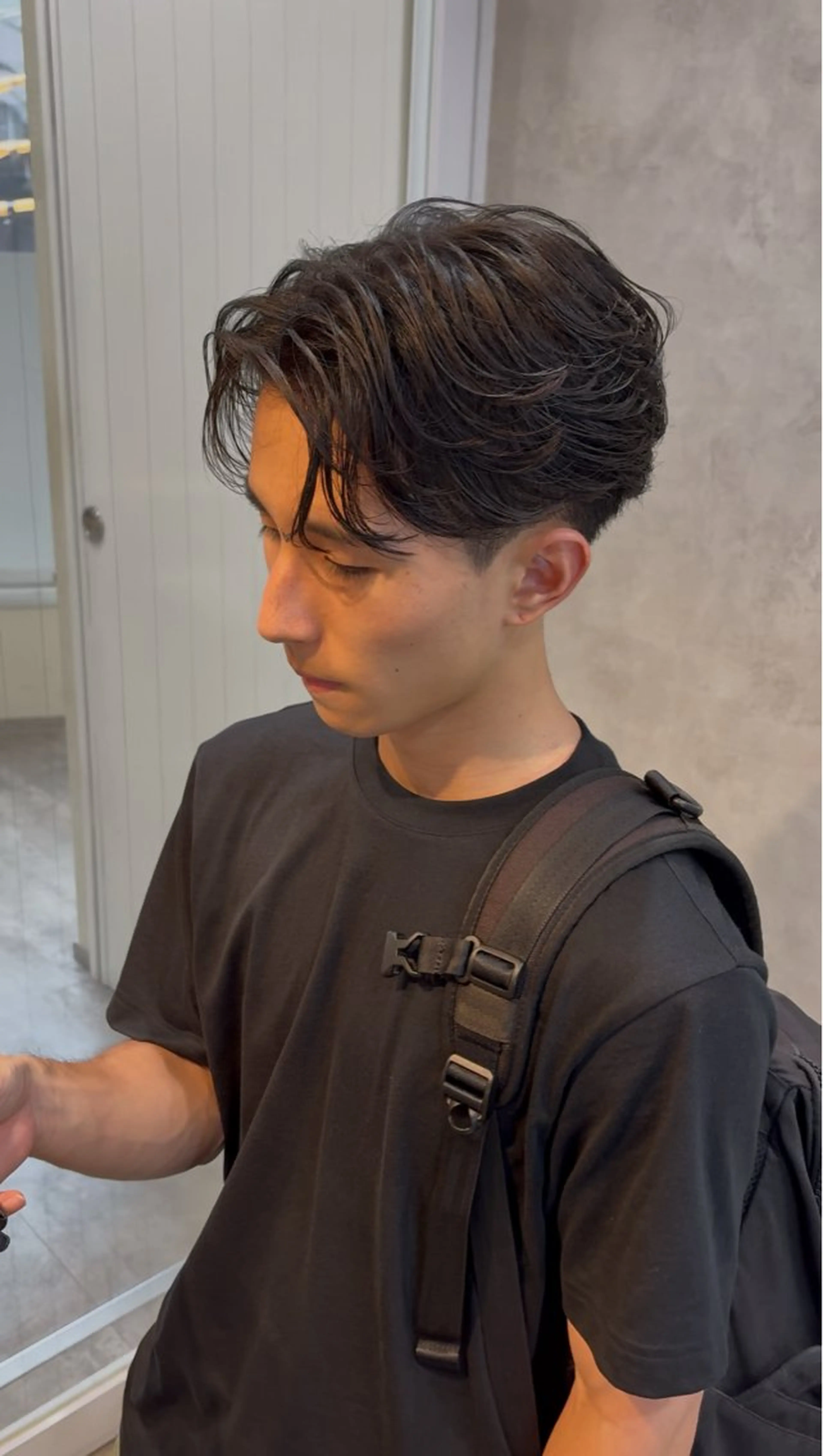 ミディアム 韓国風ヘア カット パーマ 韓国ヘア特化🇰🇷 似合わせカットパーマのヘアスタイル