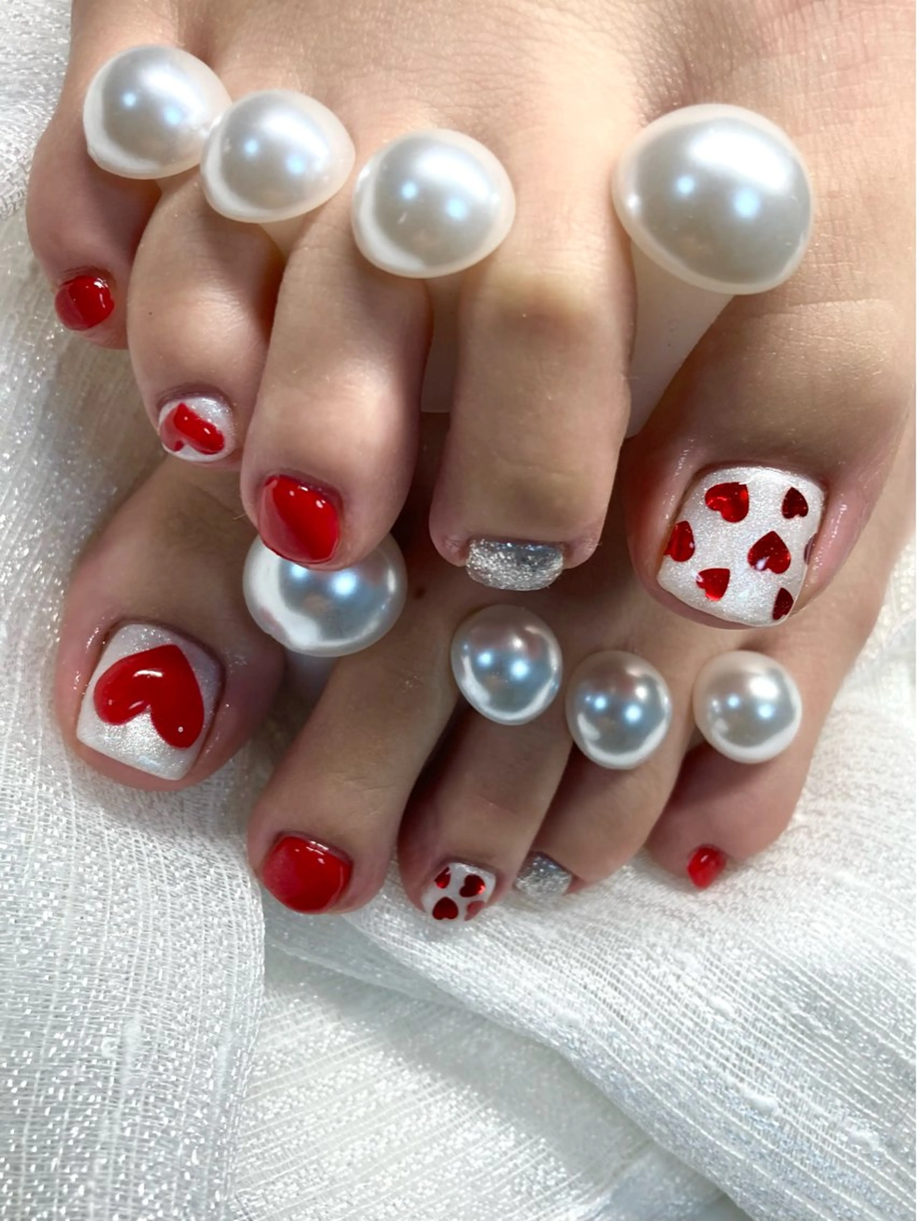 ネイル フットネイル 【Eclat ｴｸﾗ】nail＆beauty所属・Eclat［ｴｸﾗ］ Yuriのネイルデザイン