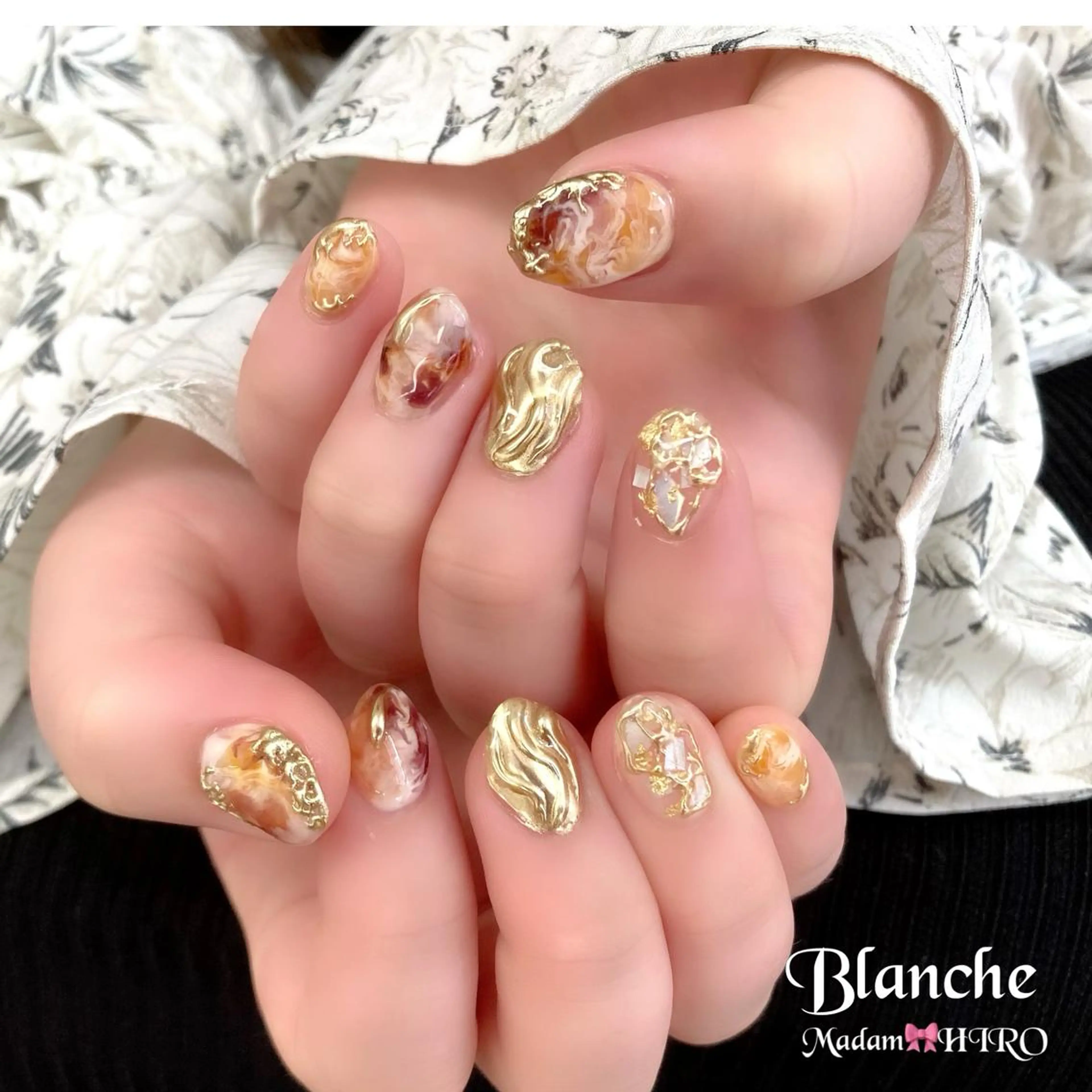 ネイル ニュアンスネイル Lianネイル 寛子Lianのネイルデザイン