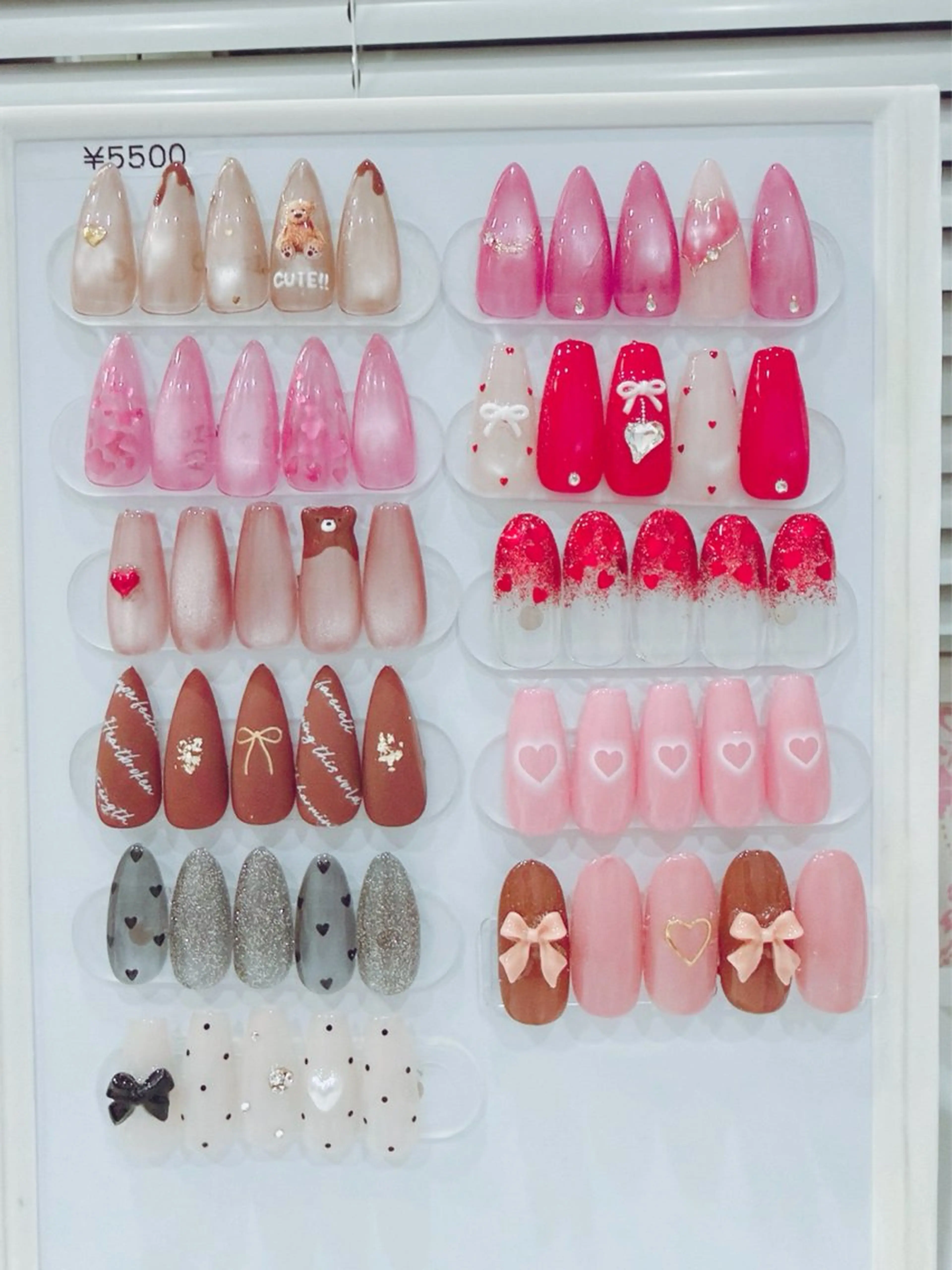 バレンタインネイル💌冬ネイルの写真