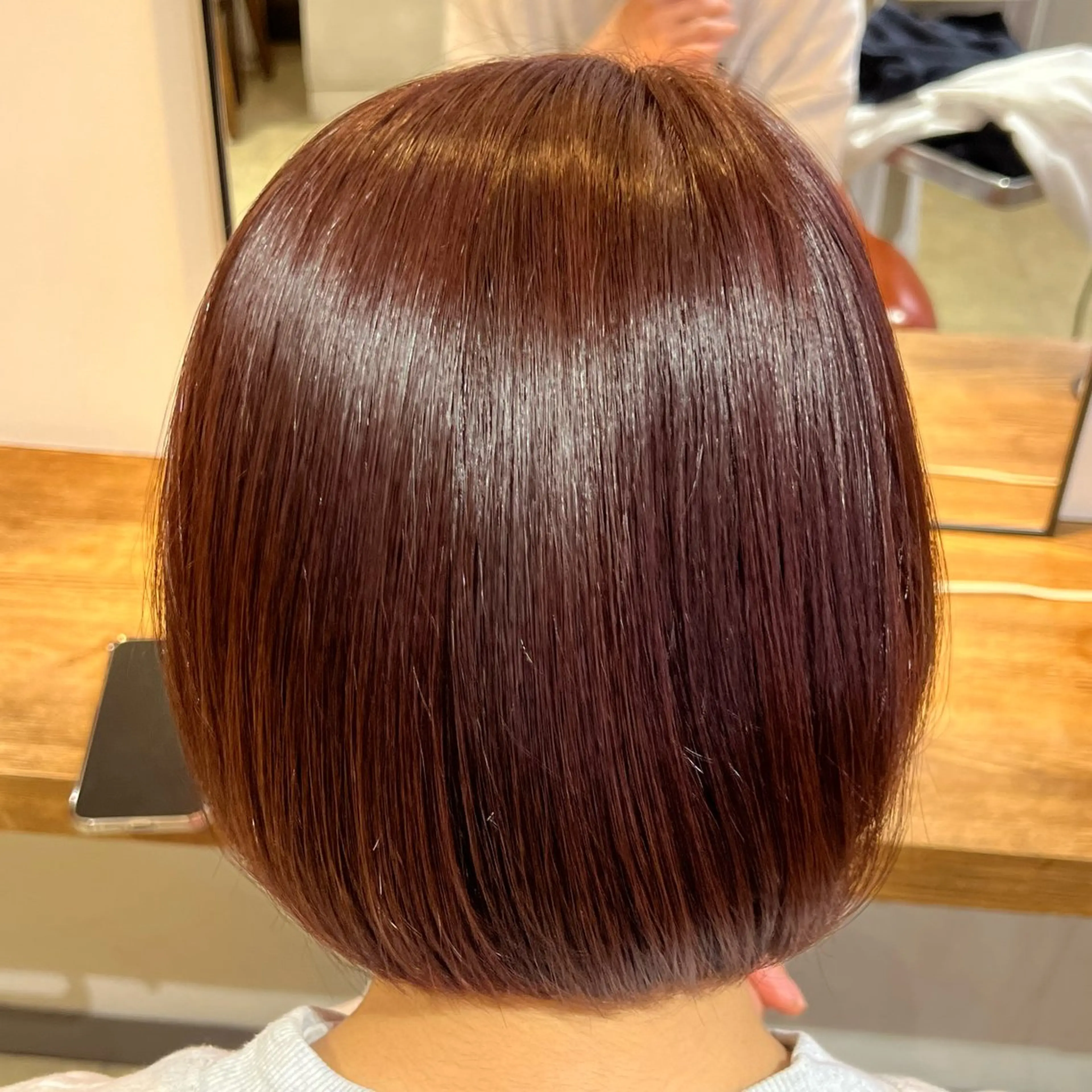 ショート カラー ブリーチ ブラウンカラー 透明感カラー ブリーチなしカラー ピンクカラー 高橋 麻美花のヘアスタイル