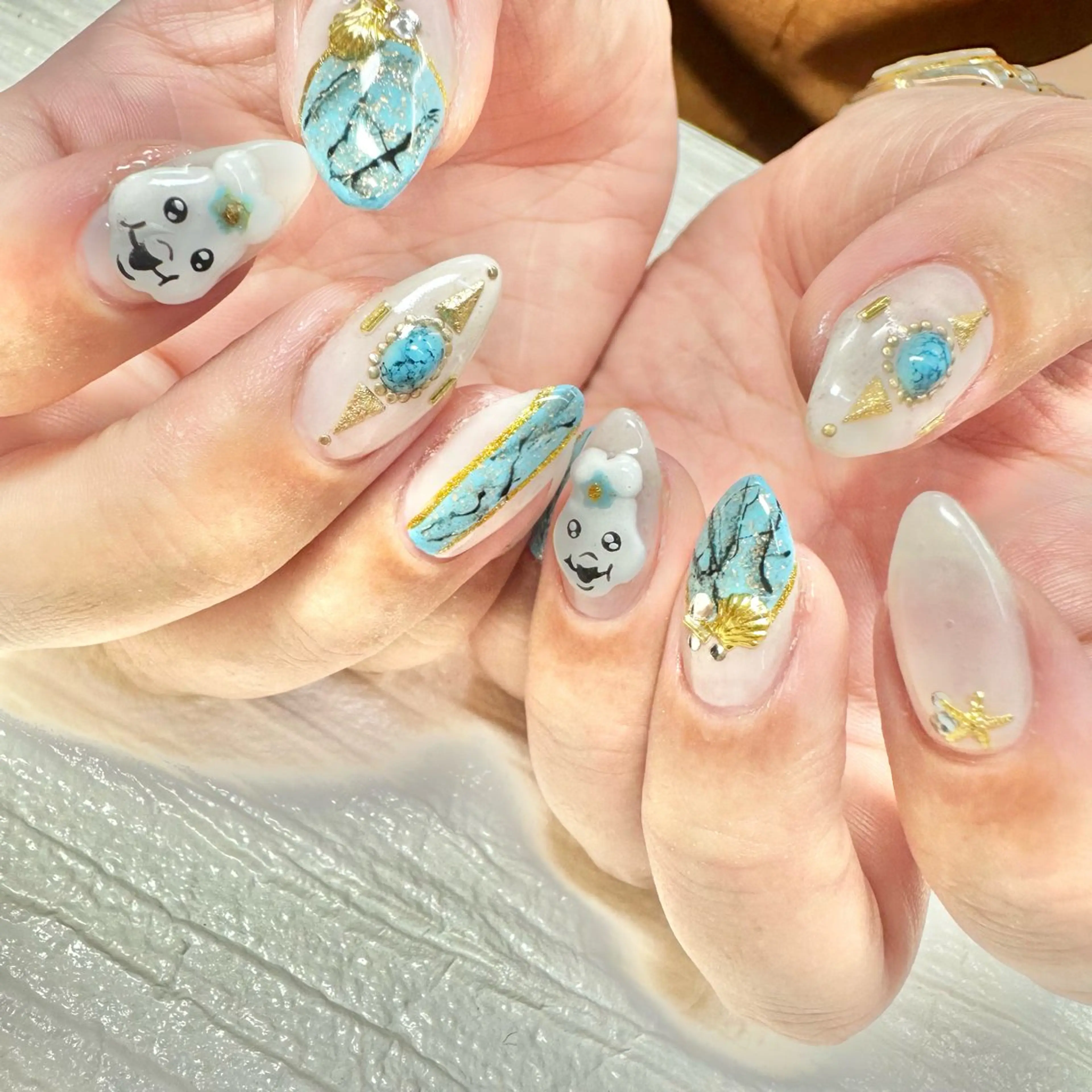 ネイル 夏ネイル 🤎CHARME NAIL🤎のネイルデザイン