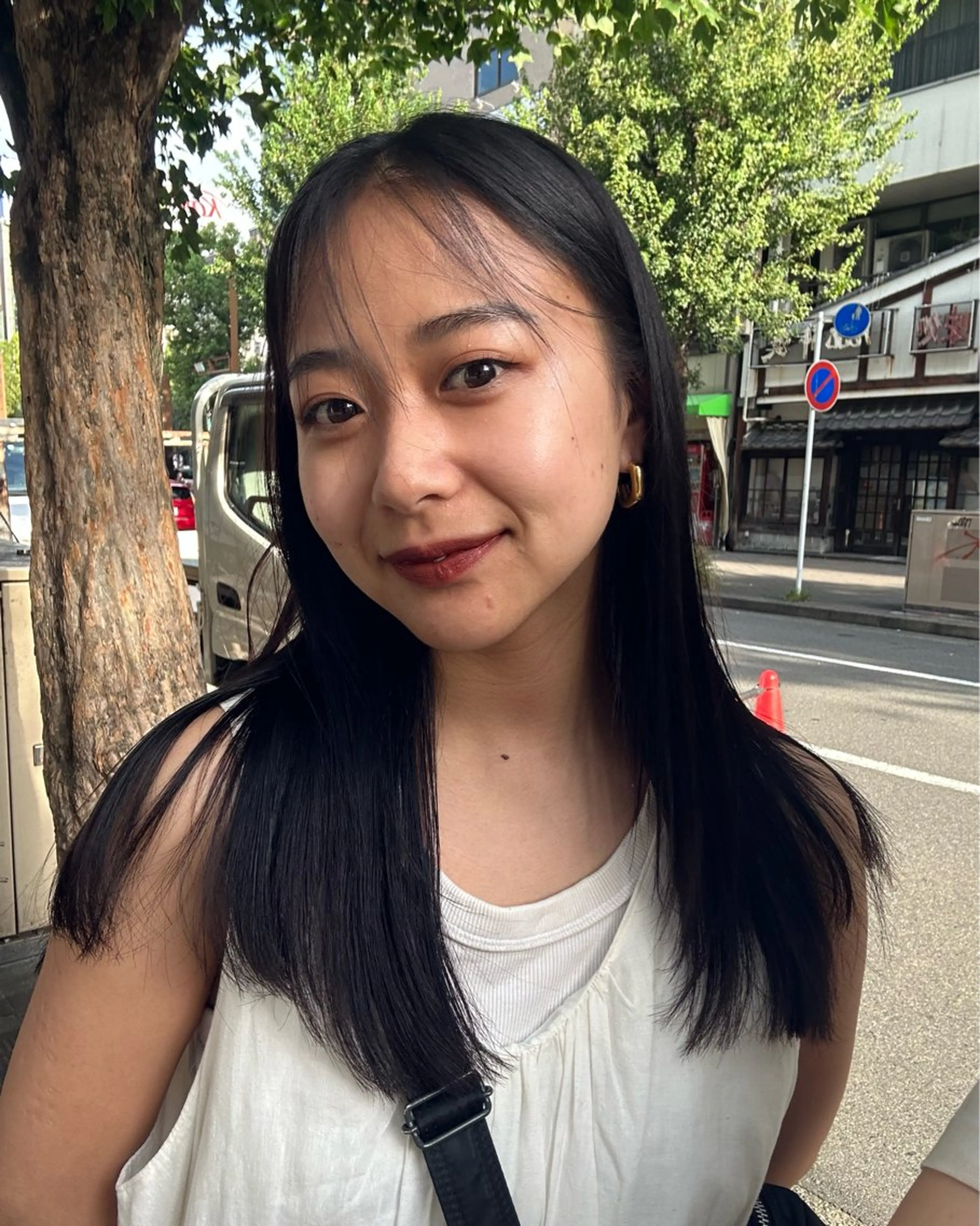 セミロング カラー カット 縮毛矯正 名古屋栄/ブリーチ/ ボブ🧃木下桃嘉のヘアスタイル