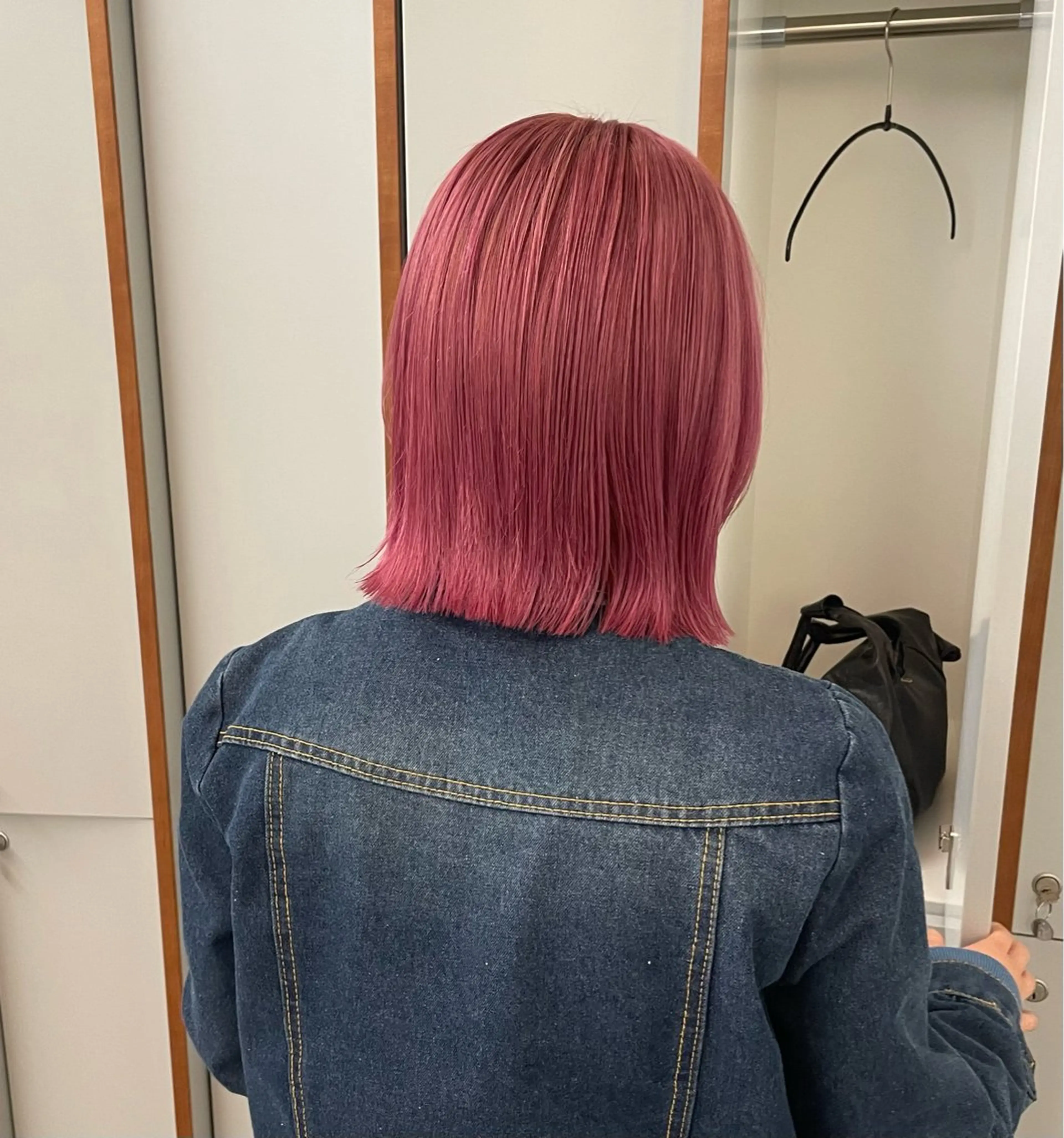 ミディアム カラー ベージュカラー ブリーチ 透明感カラー ダブルカラー ピンクカラー ヘアカラー トリートメント ブリーチ/レイヤー 🌻Mutsumiのヘアスタイル