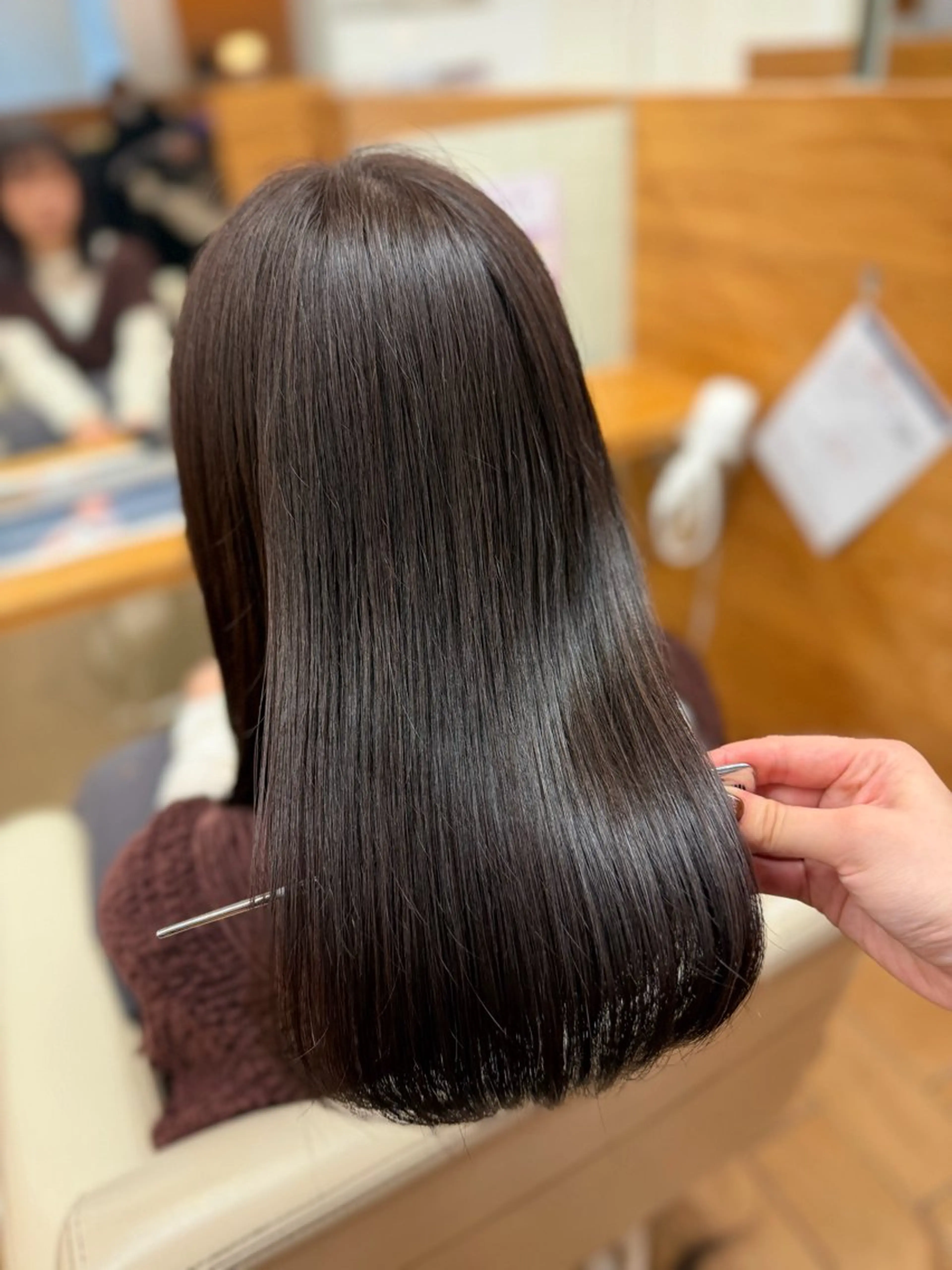 ロング カット ヘアカラー トリートメント 🎀渡部 凜花/髪質 改善/艶髪🎀のヘアスタイル