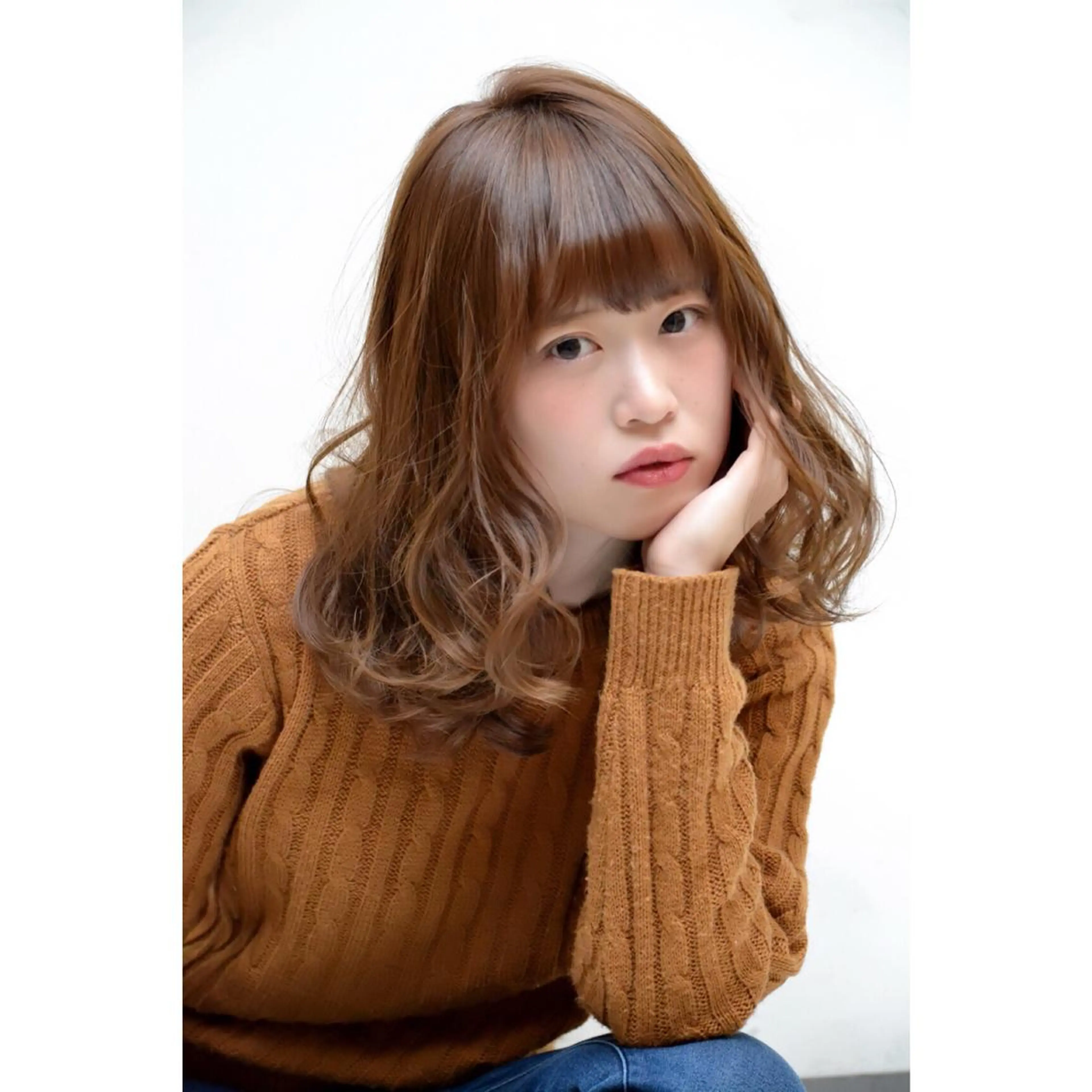 ミディアム セミロング ロング カラー ブルーカラー ブルーグレー ブルーグレージュ 透明感カラー グレージュ 江上拓郎/ショート /酸性ストレートのヘアスタイル