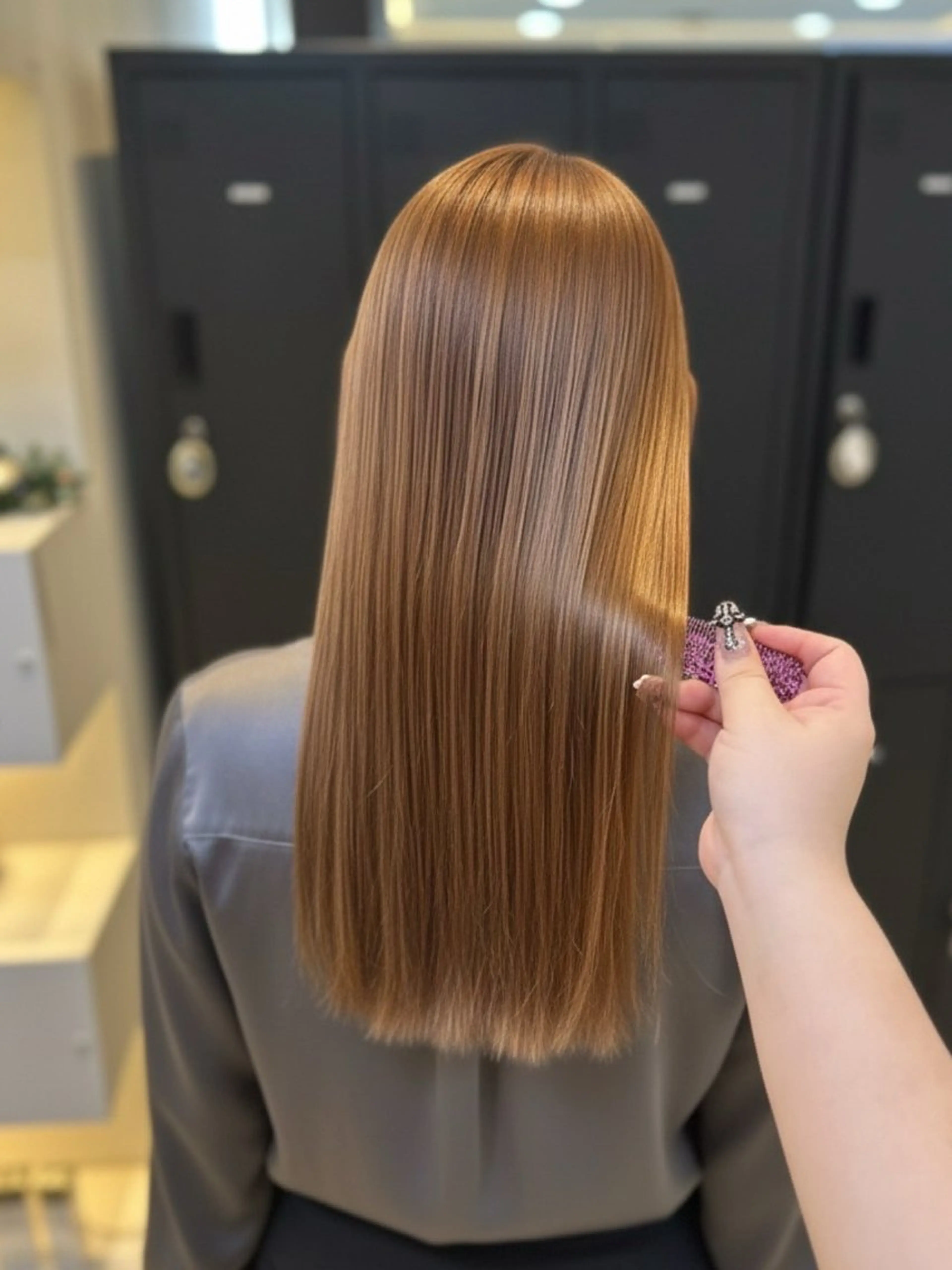 セミロング カラー ヘアカラー Produce 東橋本店所属・大村 遥咲のヘアスタイル