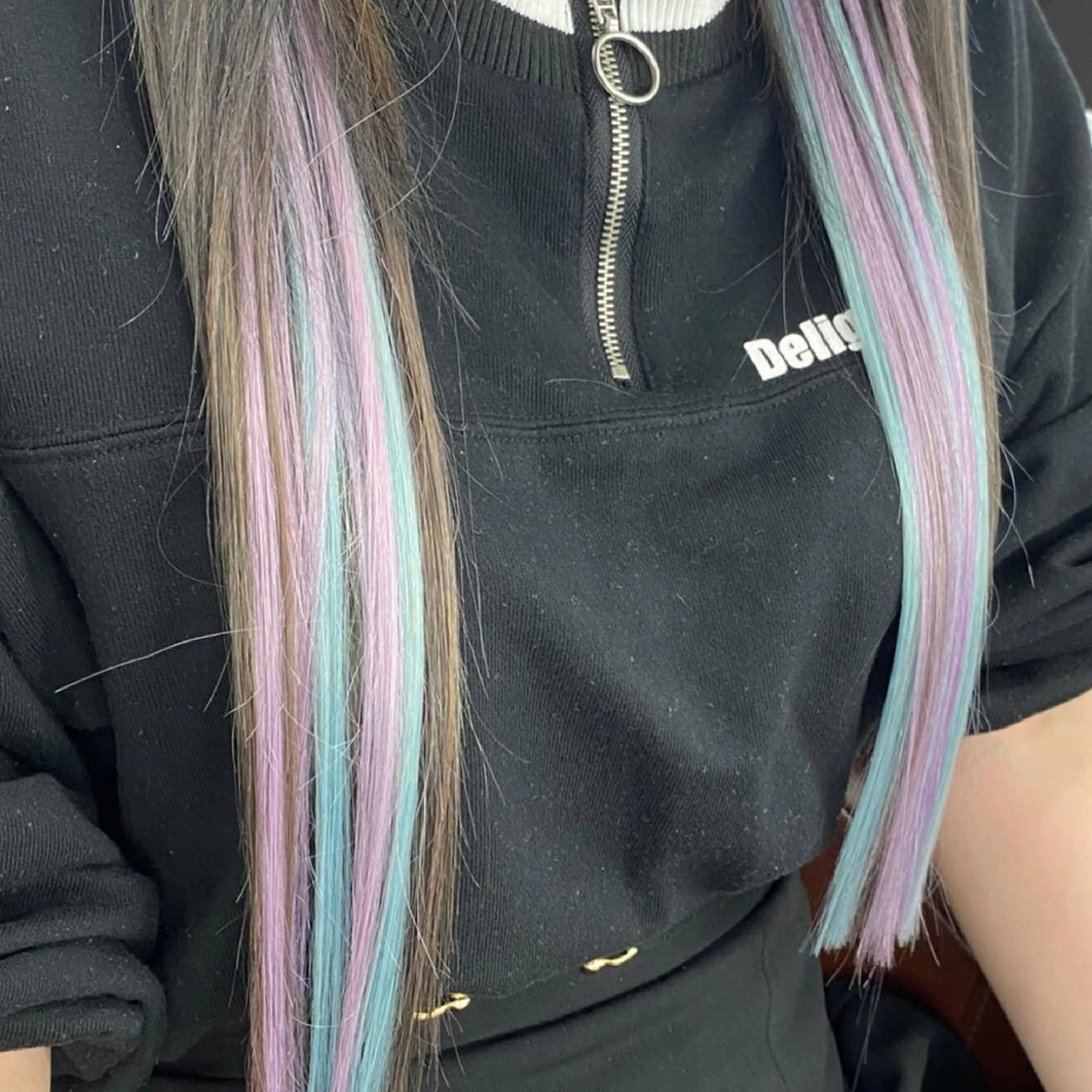 ロング カラー エクステ 🐥こ ま🐥のヘアスタイル