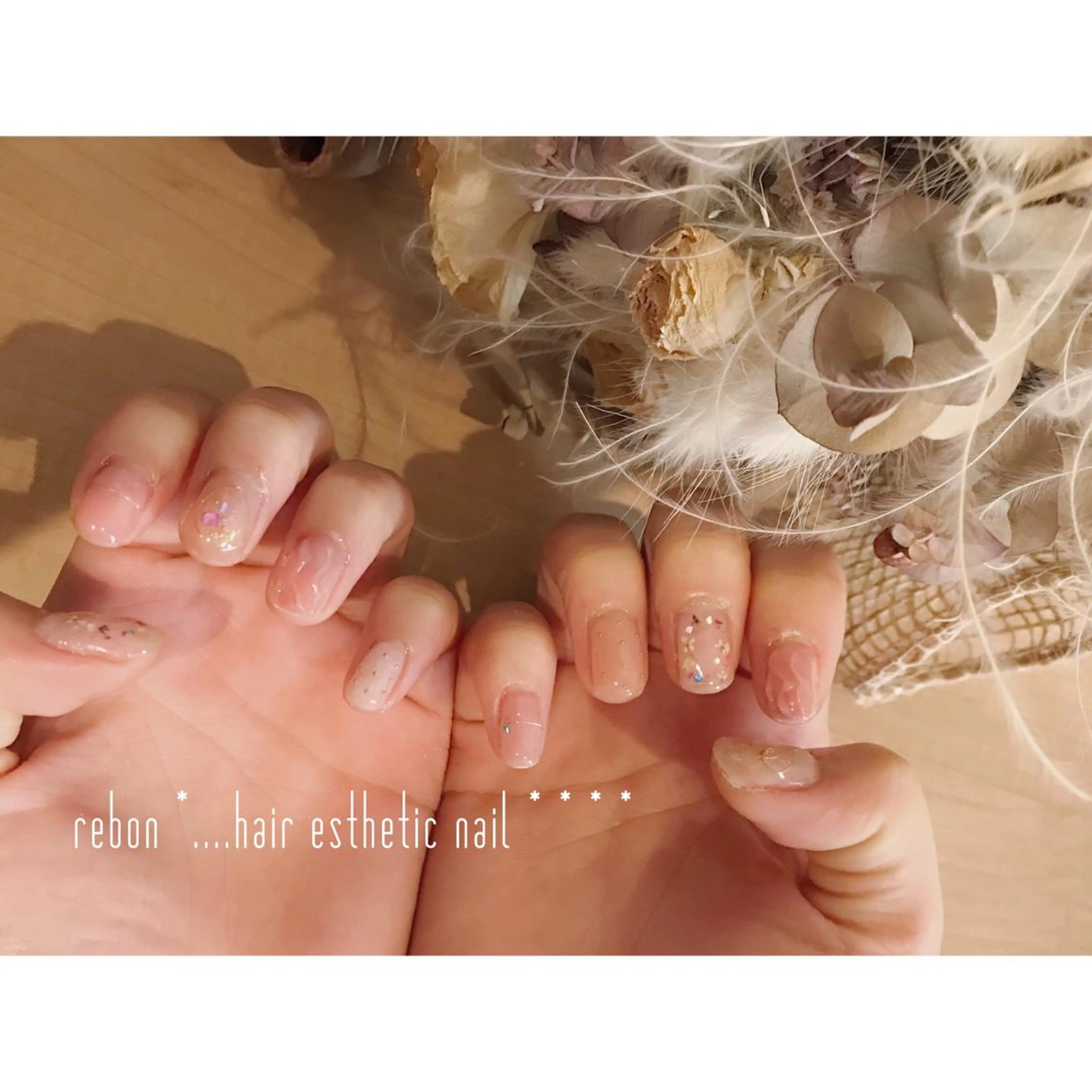 ネイル ハンドネイル フットネイル rebon＊ natsukiのネイルデザイン