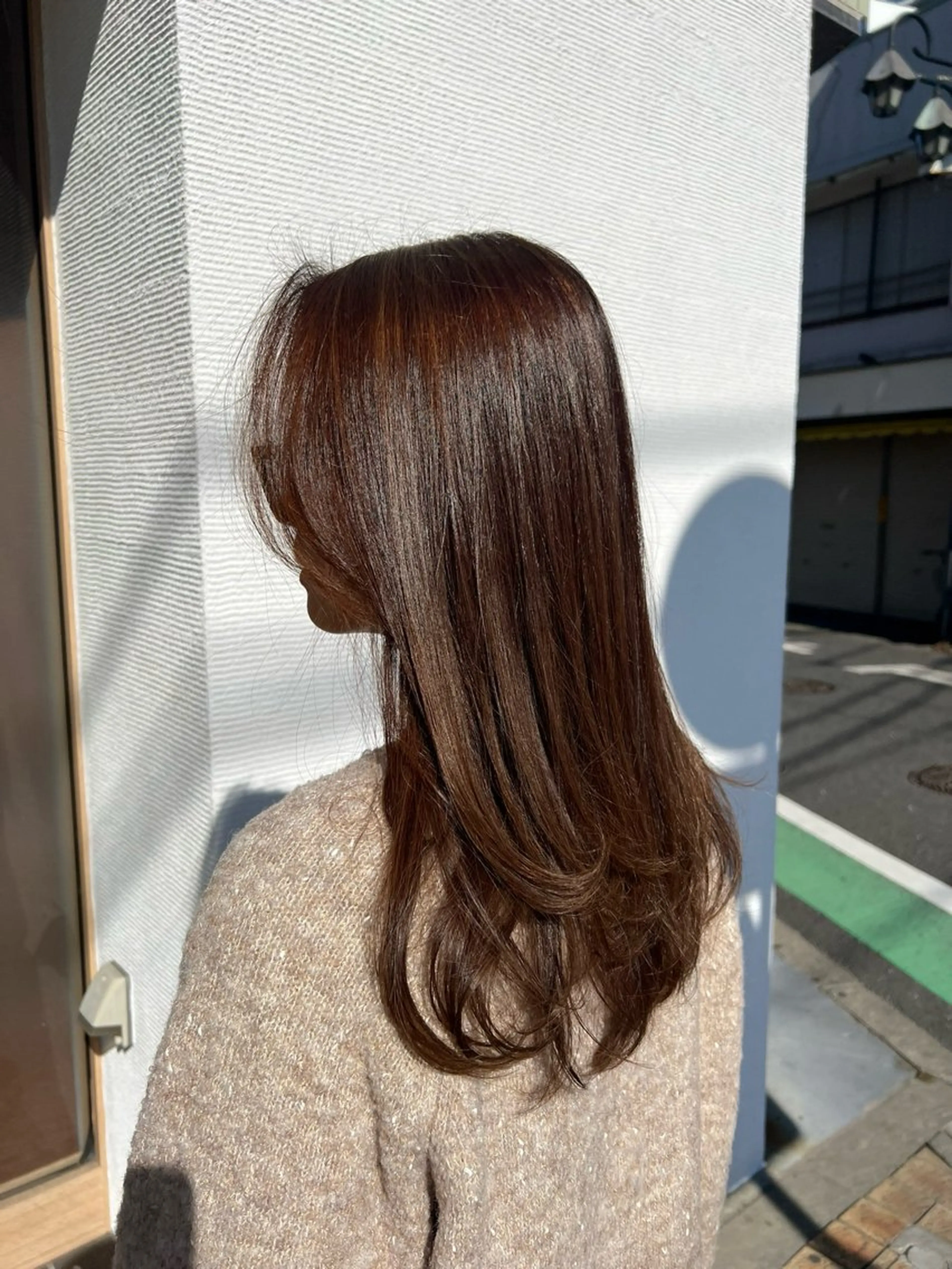 ロング ハイライト カット 縮毛矯正 トリートメント studio HEAP 辻堂 髪質改善サロン所属・美髪矯正/髪質改善 🌼 原田 愛弓のヘアスタイル