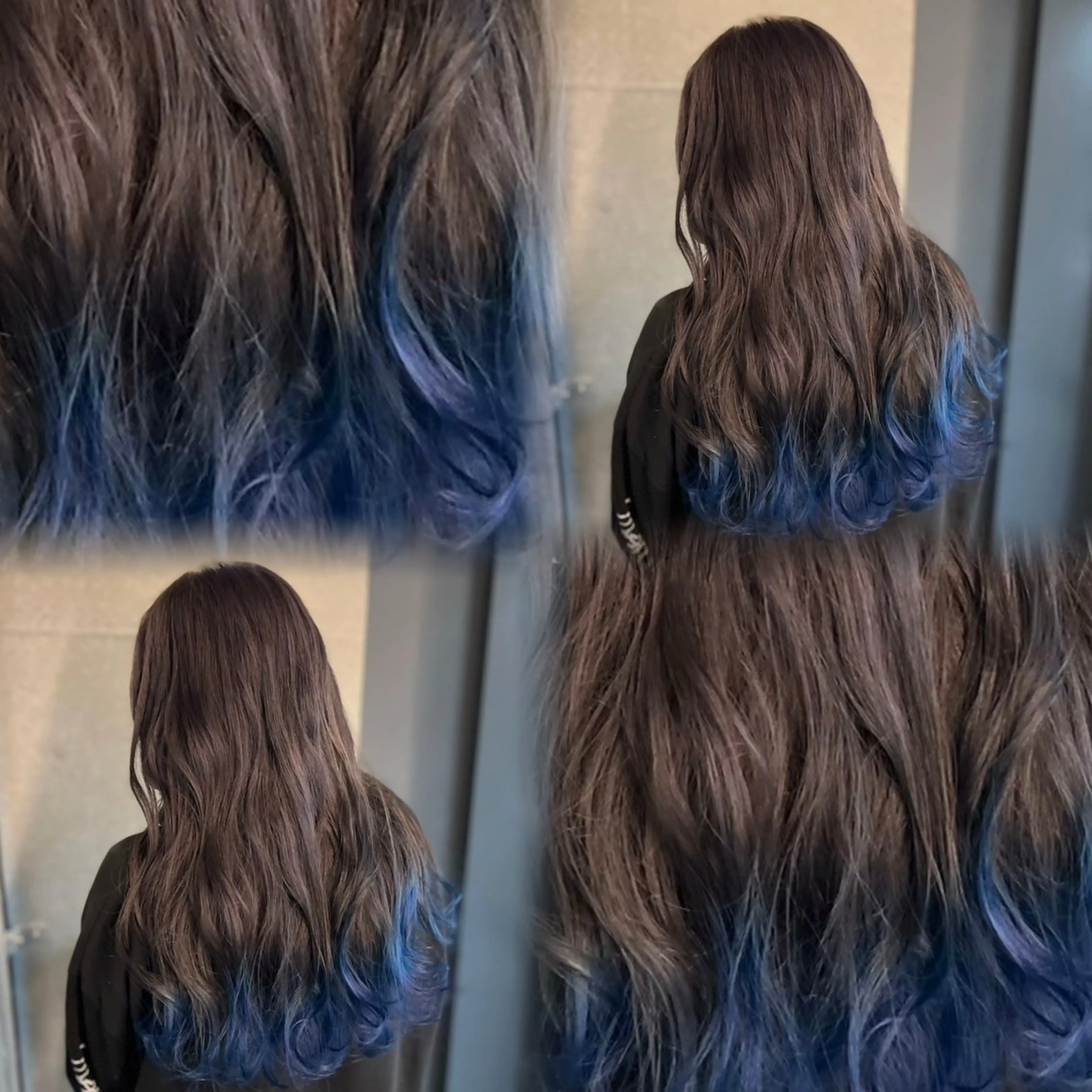 ロング カラー ヘアカラー 髙橋 李里亜のヘアスタイル