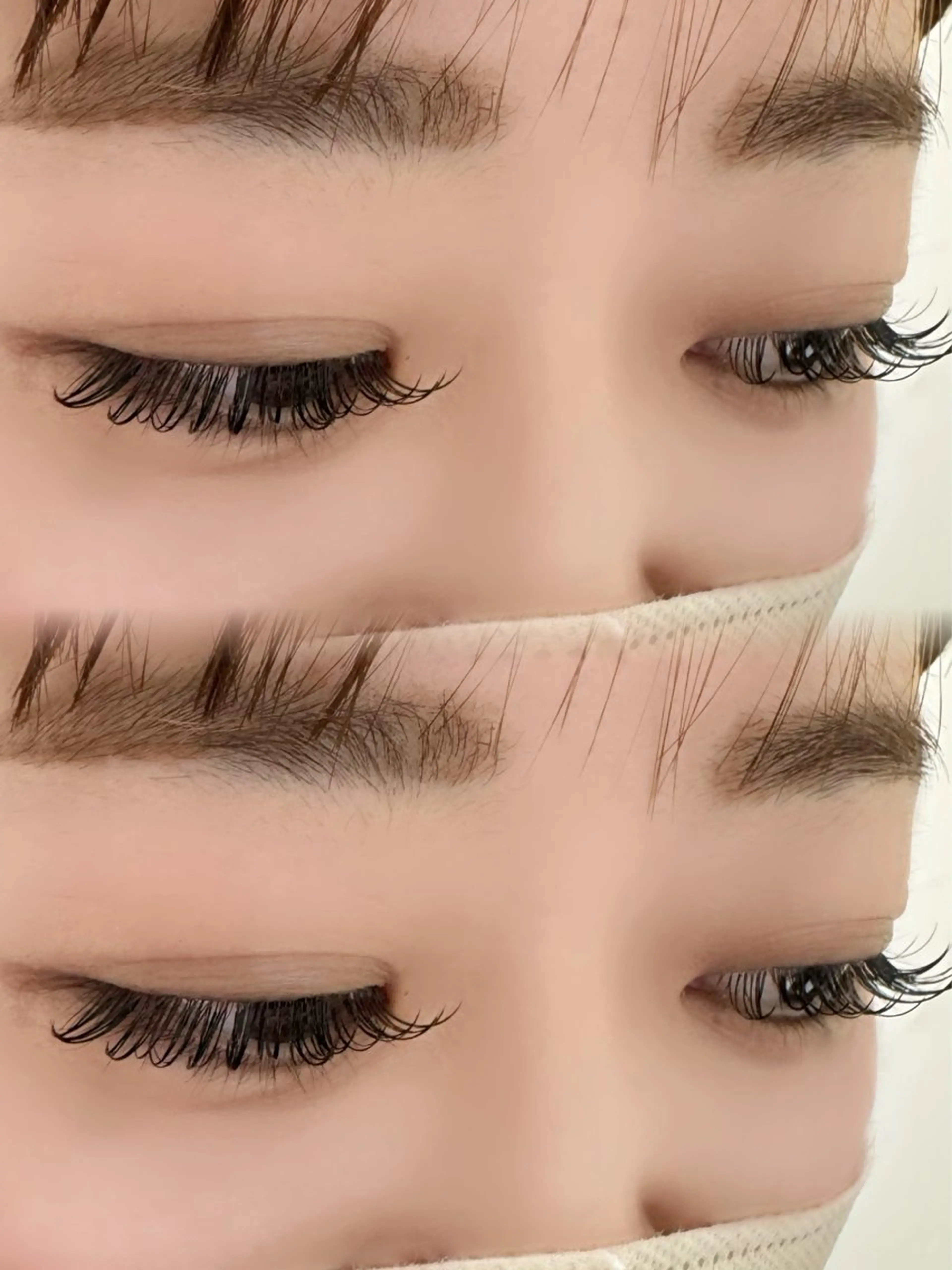 まつ毛エクステ〜フラットマットラッシュ〜140本の写真