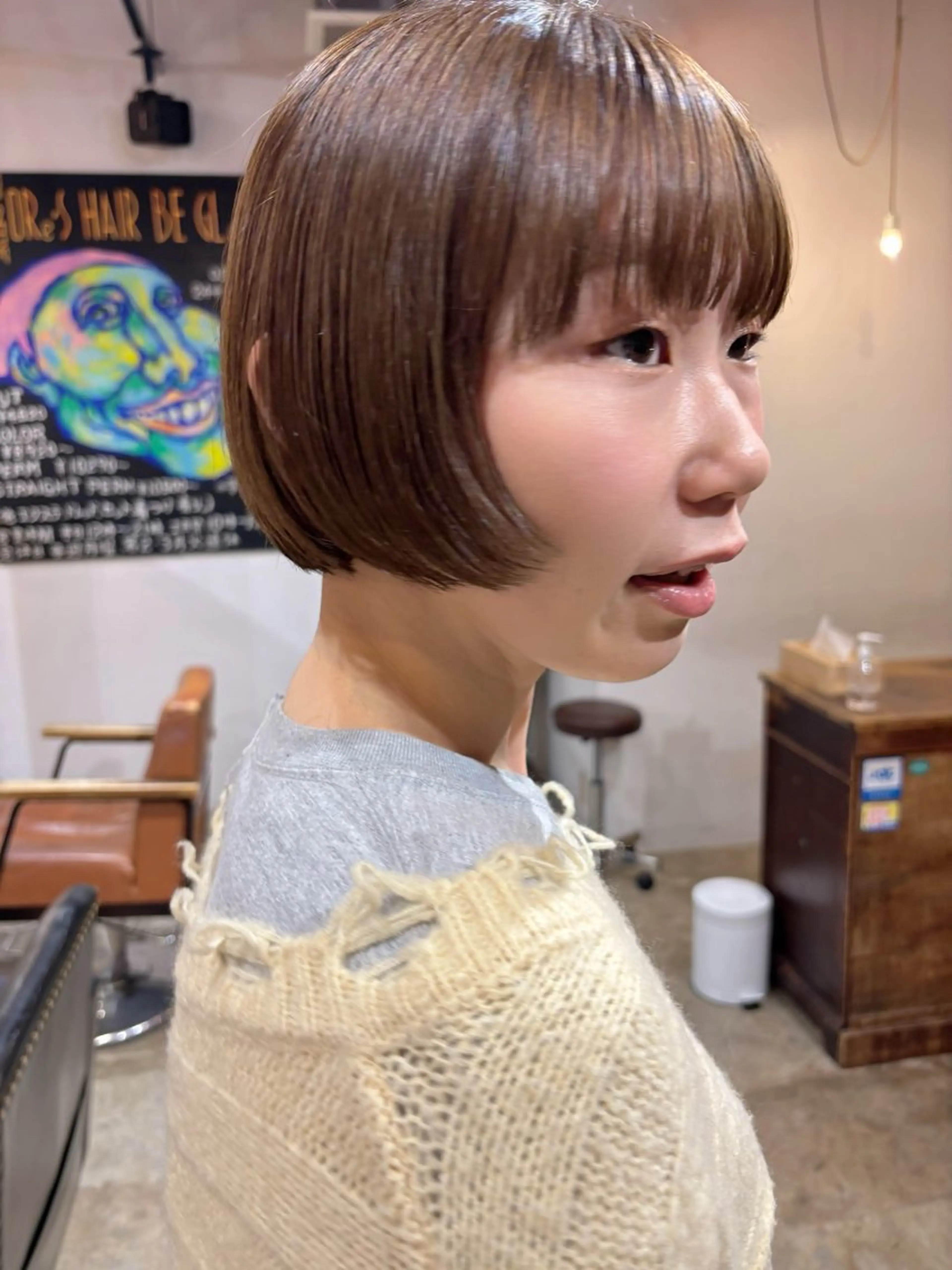 ショート カラー 小日向 沙織のヘアスタイル