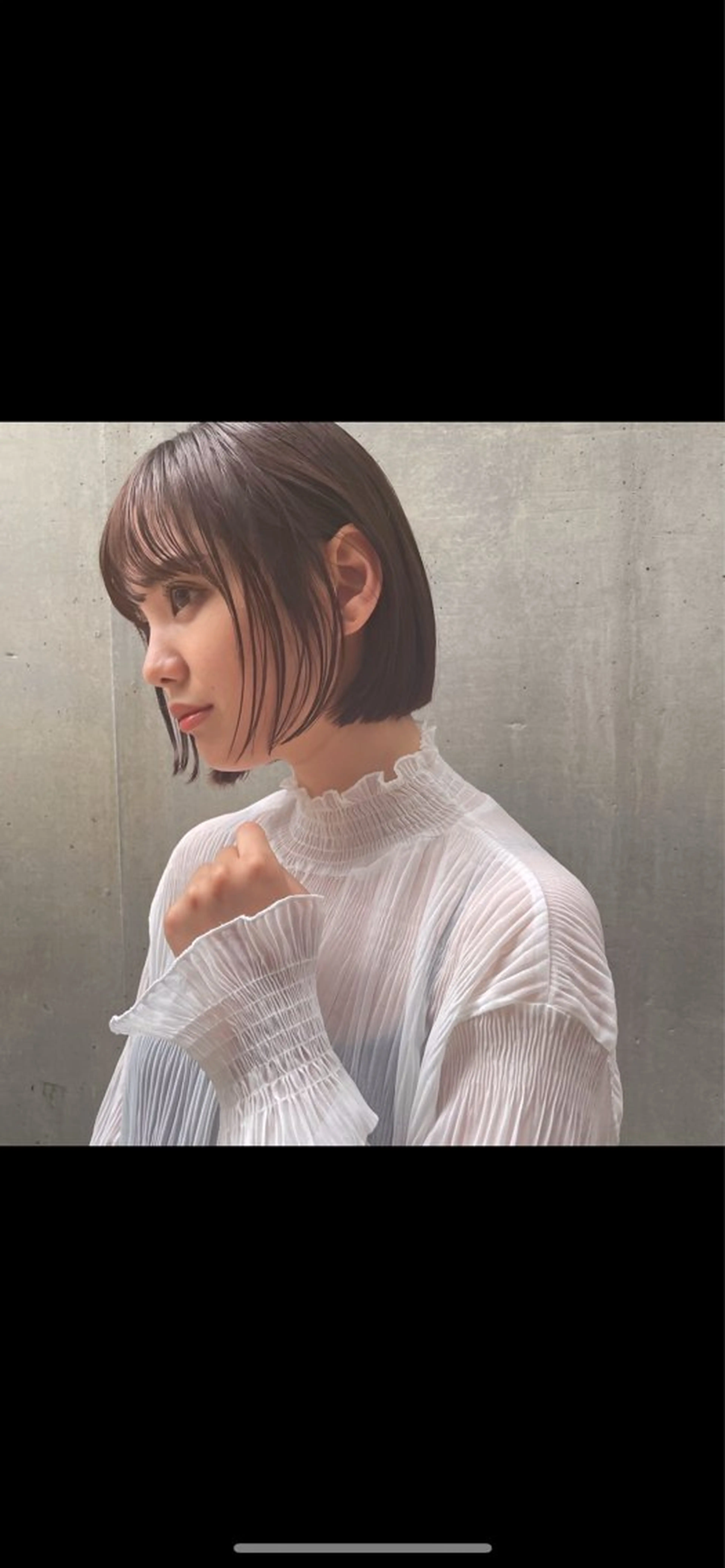 ショート ボブ 石山 洸平のヘアスタイル