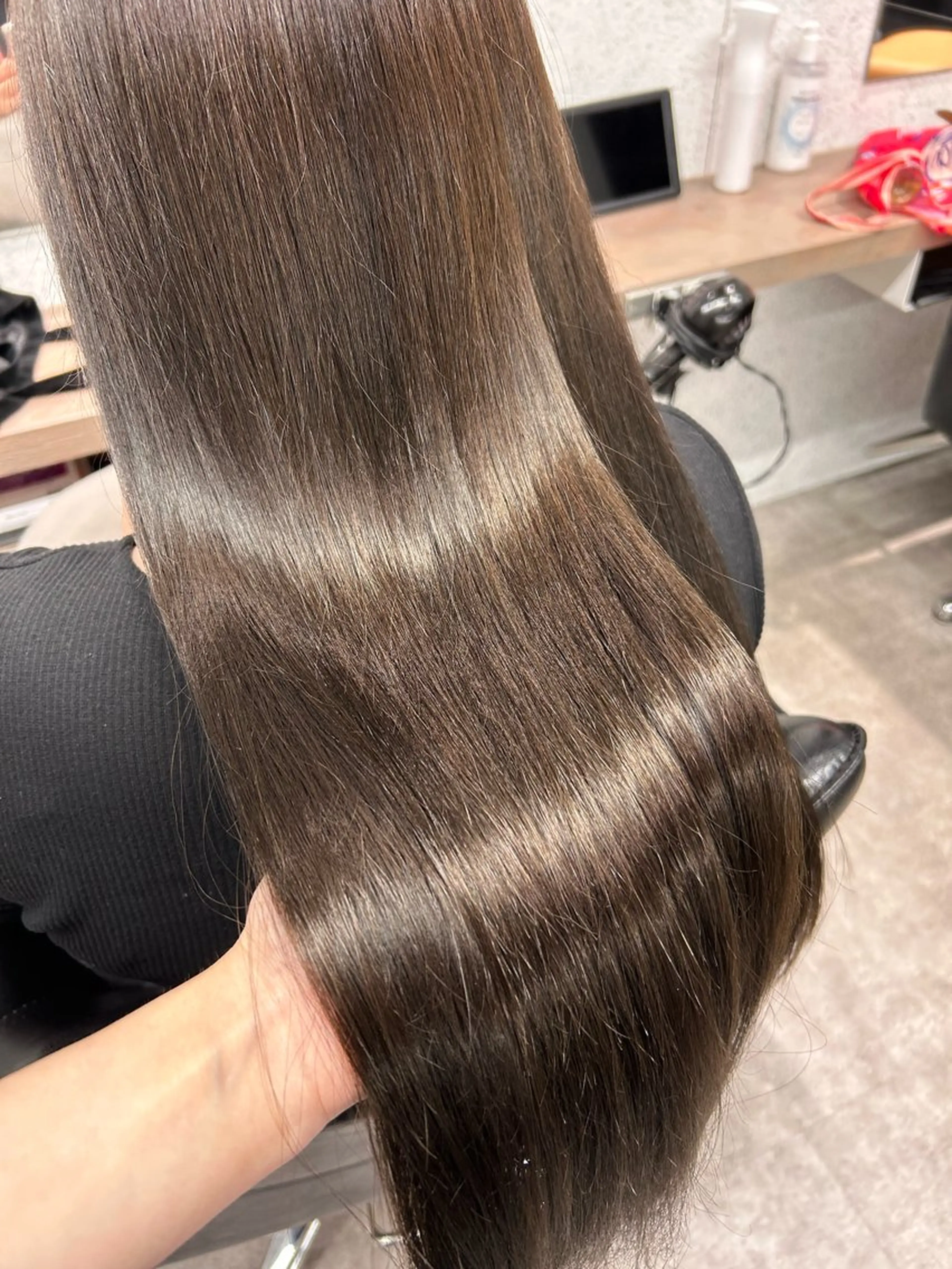 ロング ボブ/透明感カラー/ 髪質改善/🌙/ルナのヘアスタイル