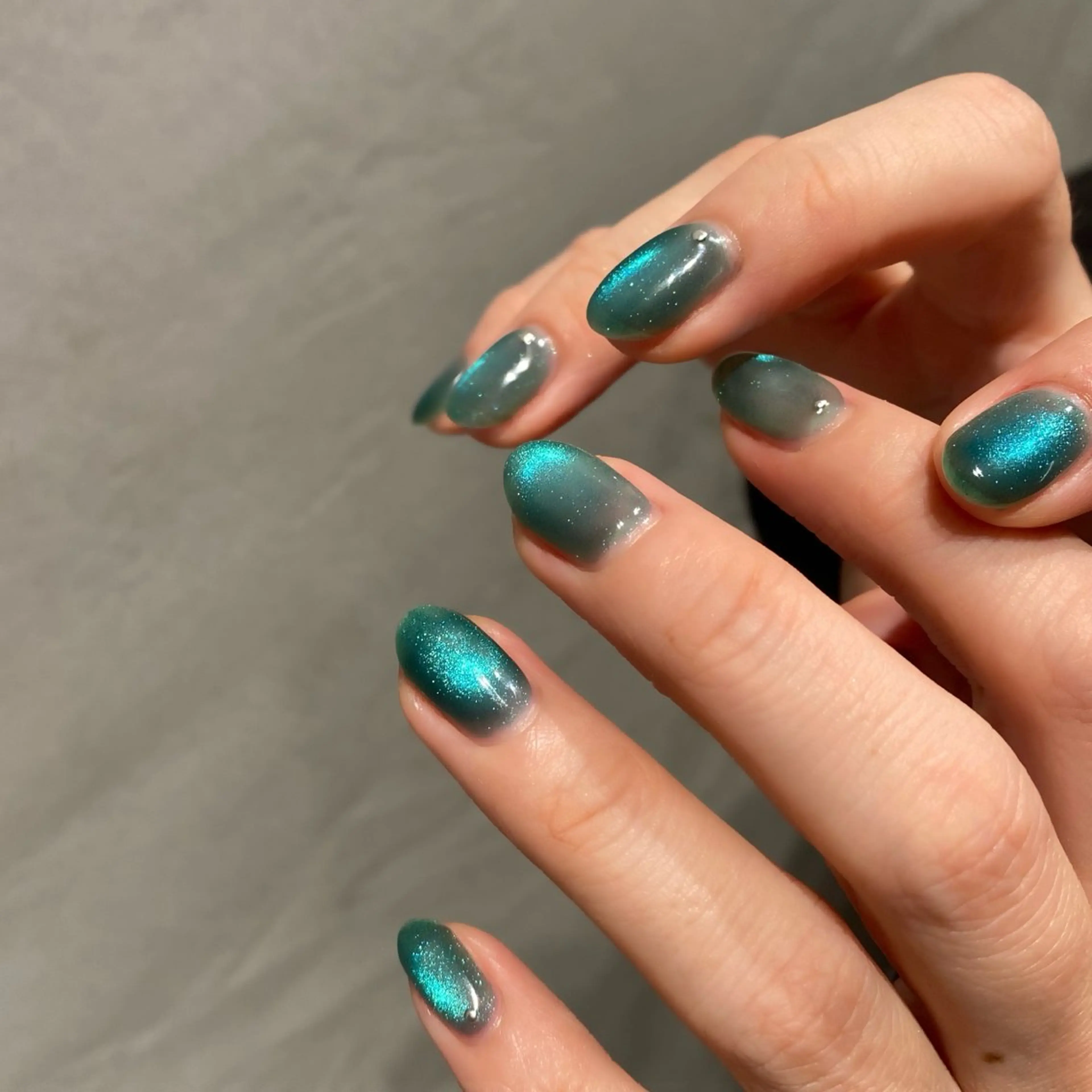 ネイル マグネットネイル ハンドネイル Yuriko Omi パラジェル/渋谷のネイルデザイン