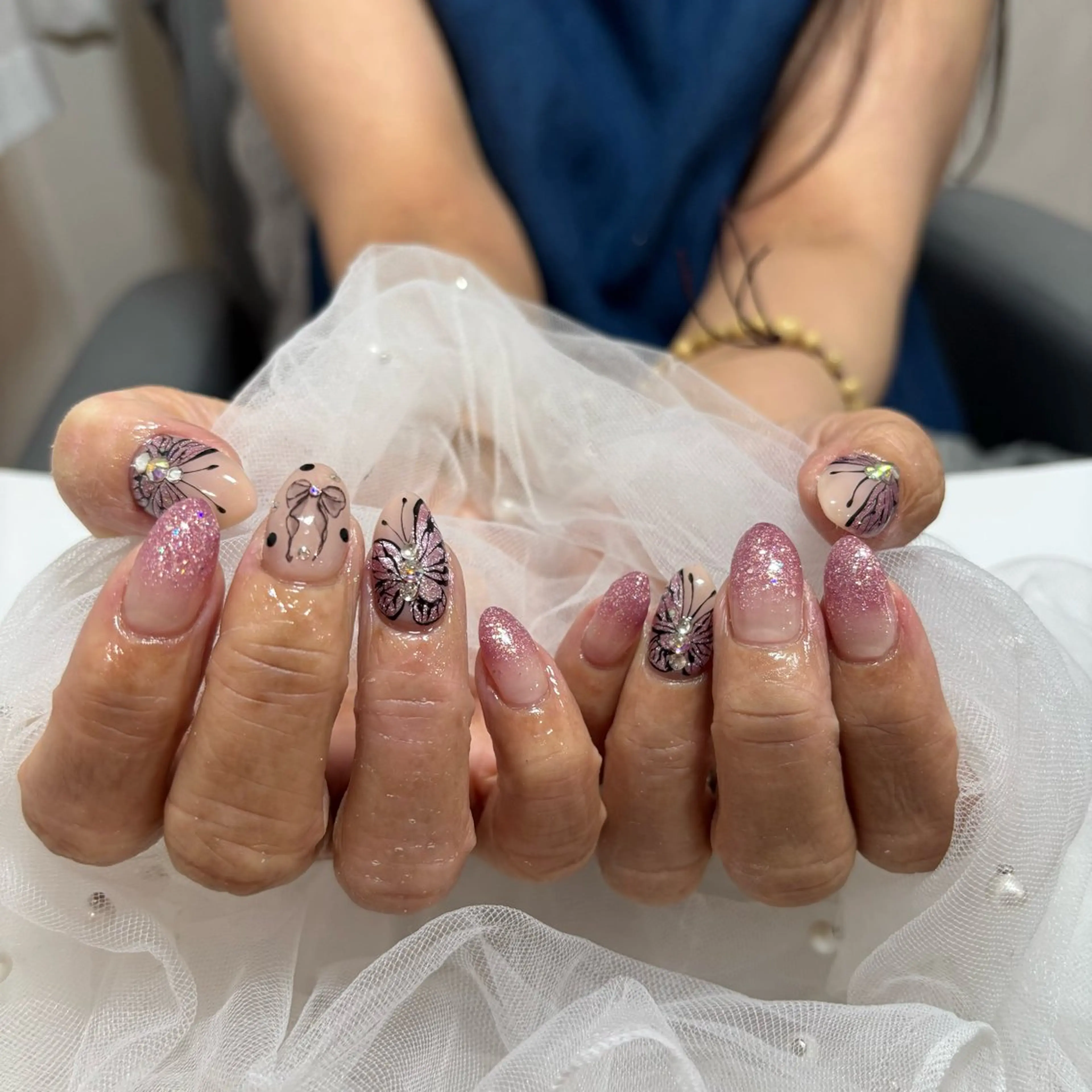 ネイル ＿WHITE+南海難波店所属・_WHITE+ 南海難波店のネイルデザイン