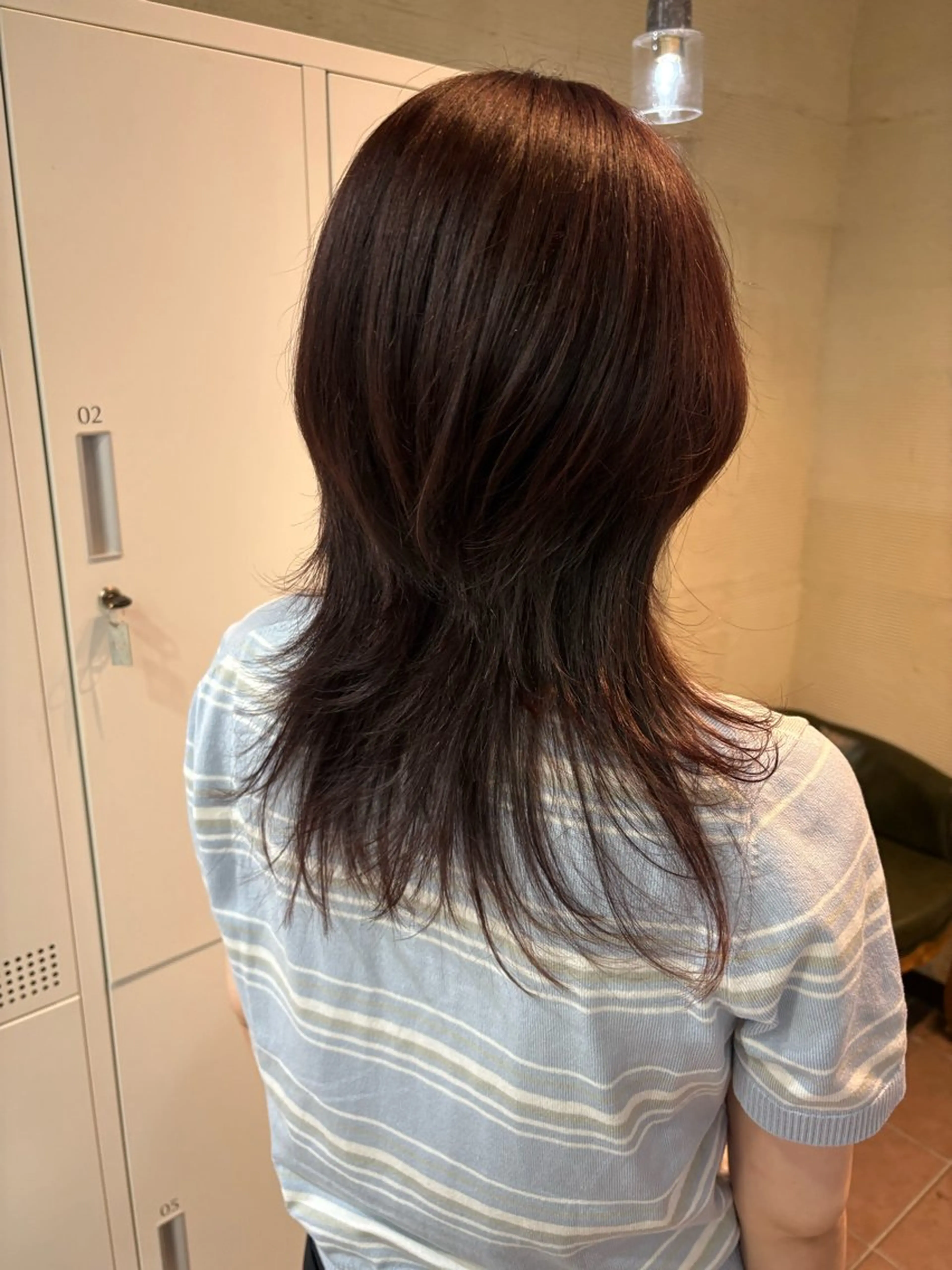 セミロング .AIRI🌼 暖色/ぱつっとぼぶのヘアスタイル