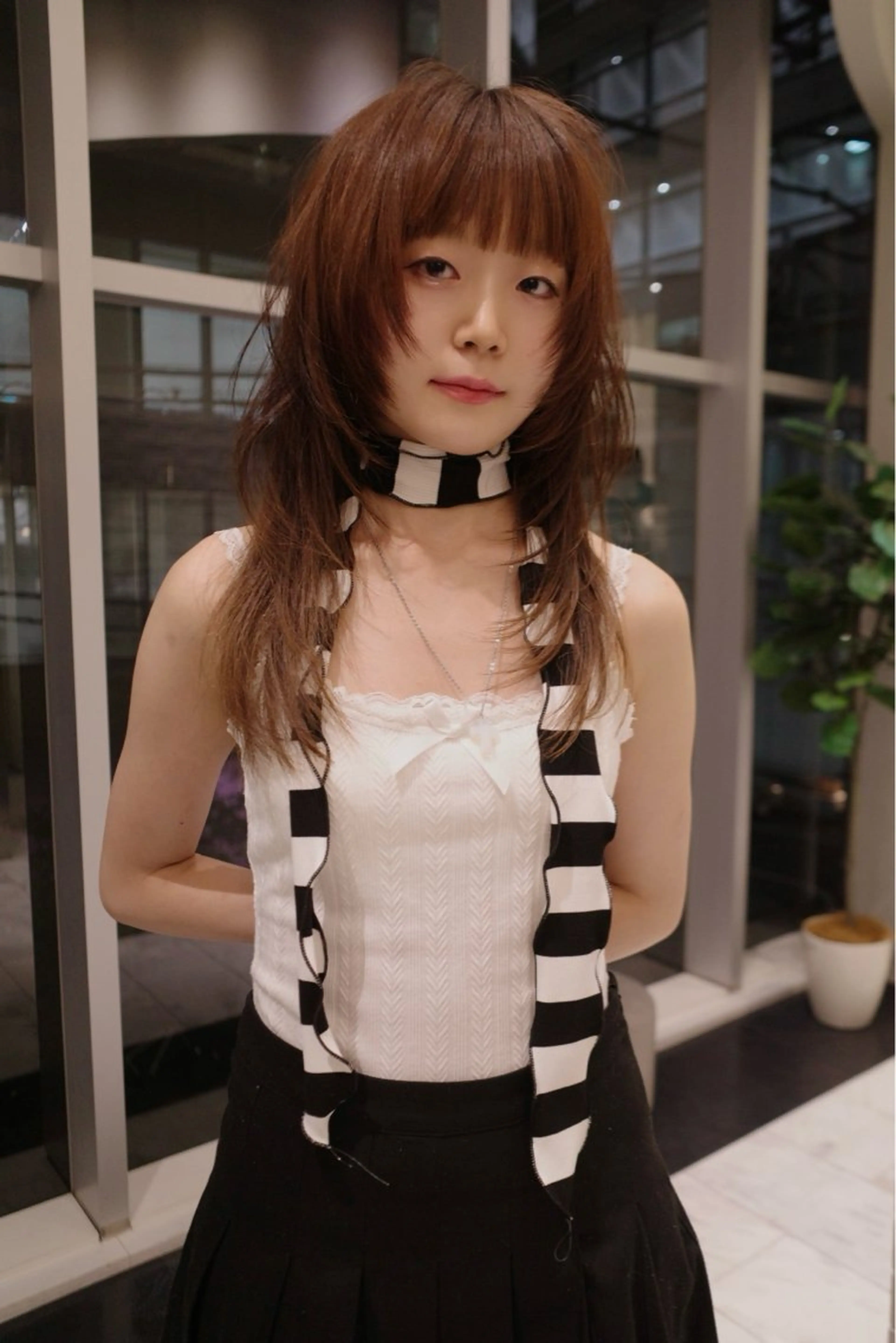 ミディアム カラー カット ヘアカラー トリートメント SALOWIN所属・ブリーチ✨ ボブ✨レイヤーのヘアスタイル