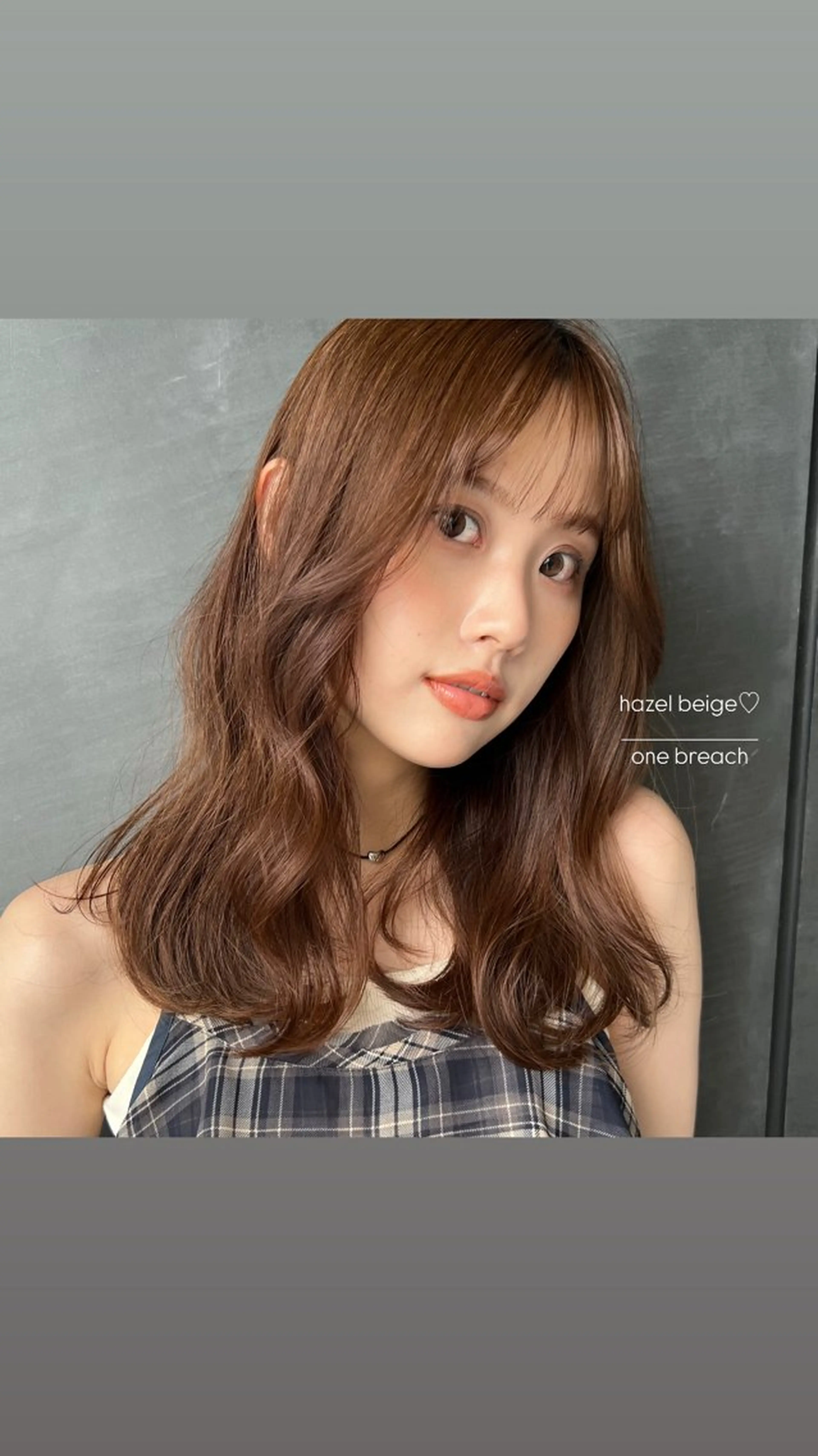 セミロング カラー ベージュカラー ブリーチ ヘーゼル 🩰暖色/おベージュ /ayano🥣🫧のヘアスタイル