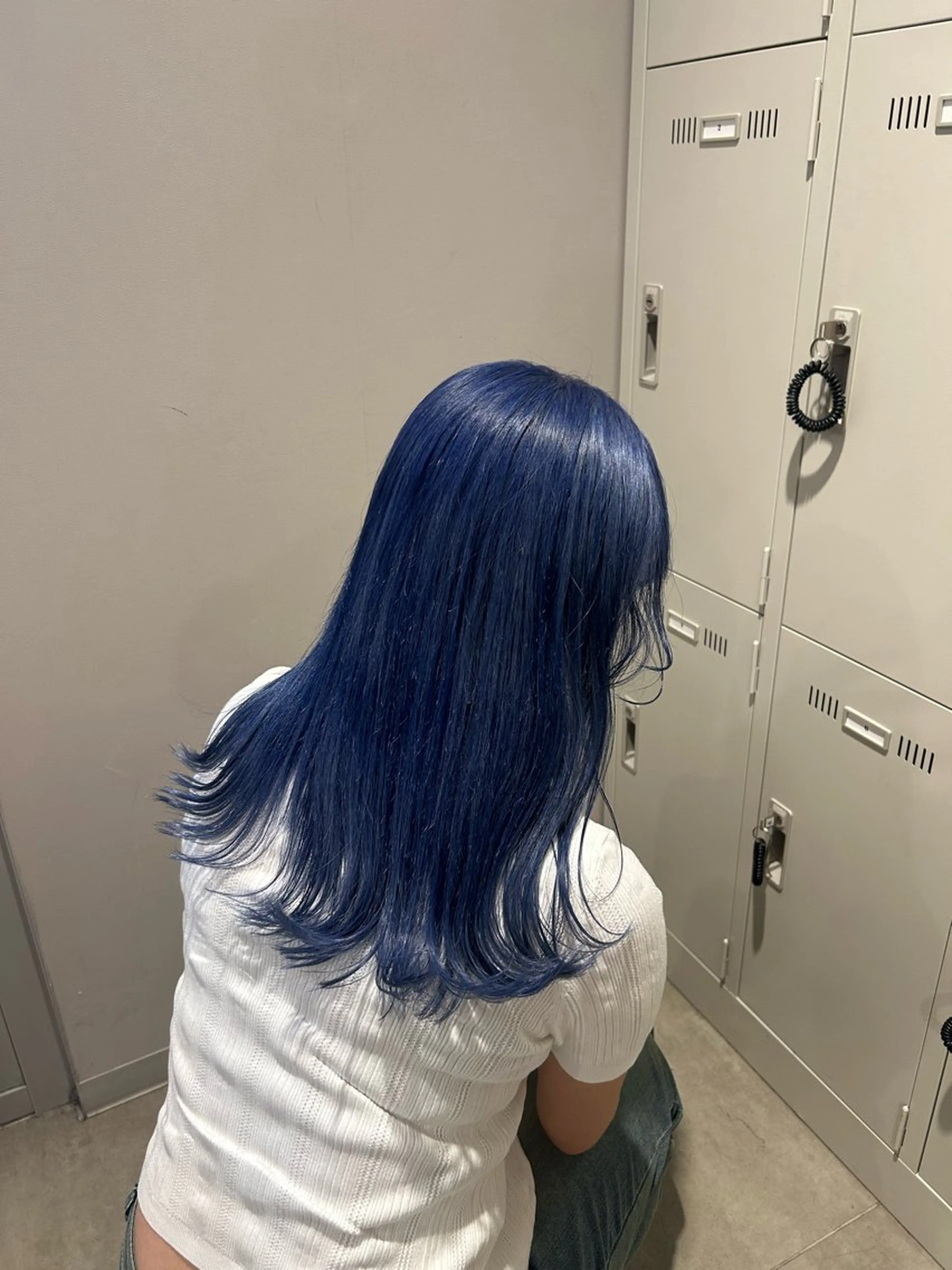 セミロング カラー ヘアカラー トリートメント ヘアセット 韓国/トレンド レイヤー【101】のヘアスタイル