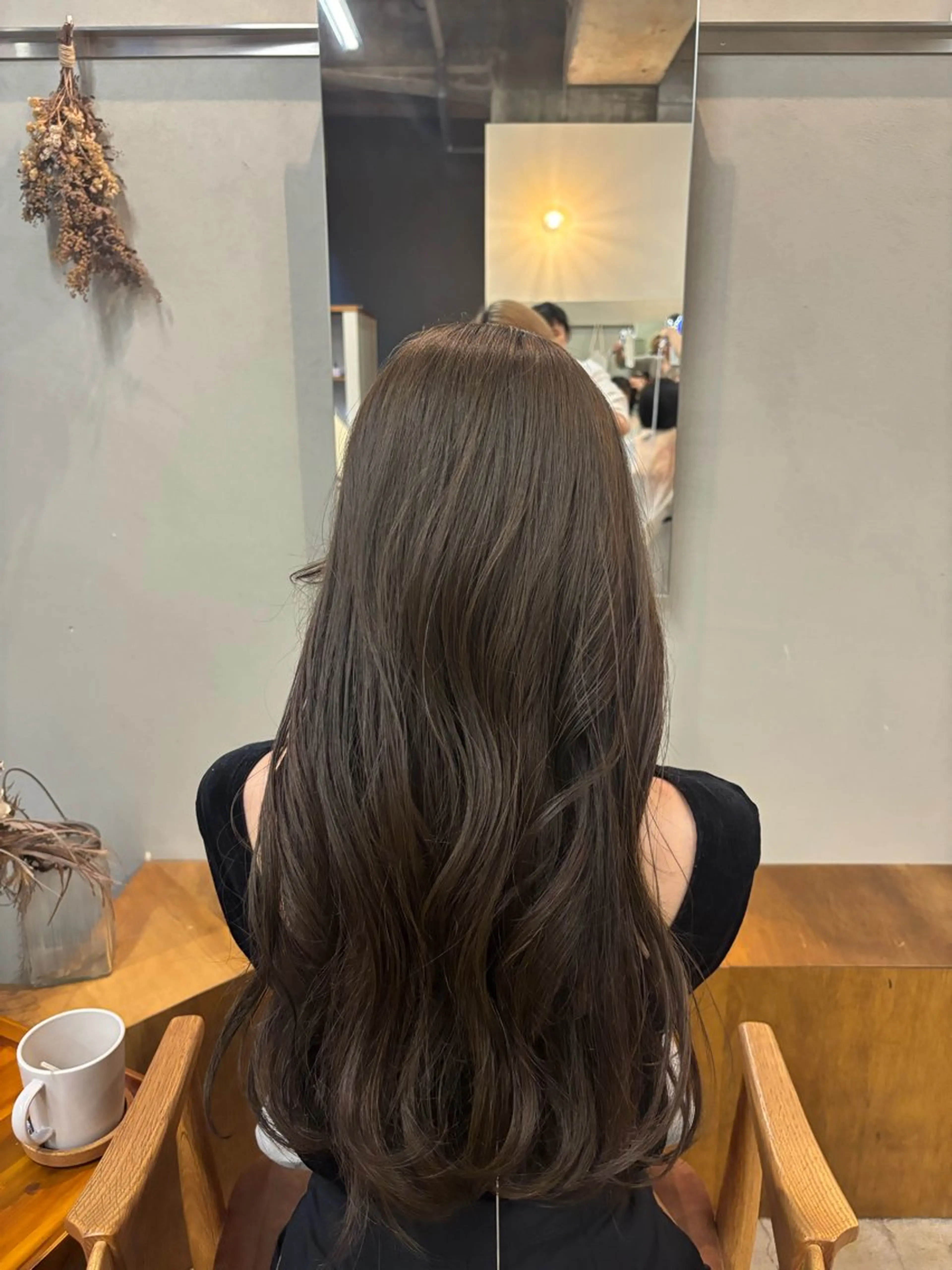 イノア（ダメージレスオイル）カラー🖌＋cotaトリートメント🫧＋長さ料金✂️口コミキャンペーン中💕⚠️の写真