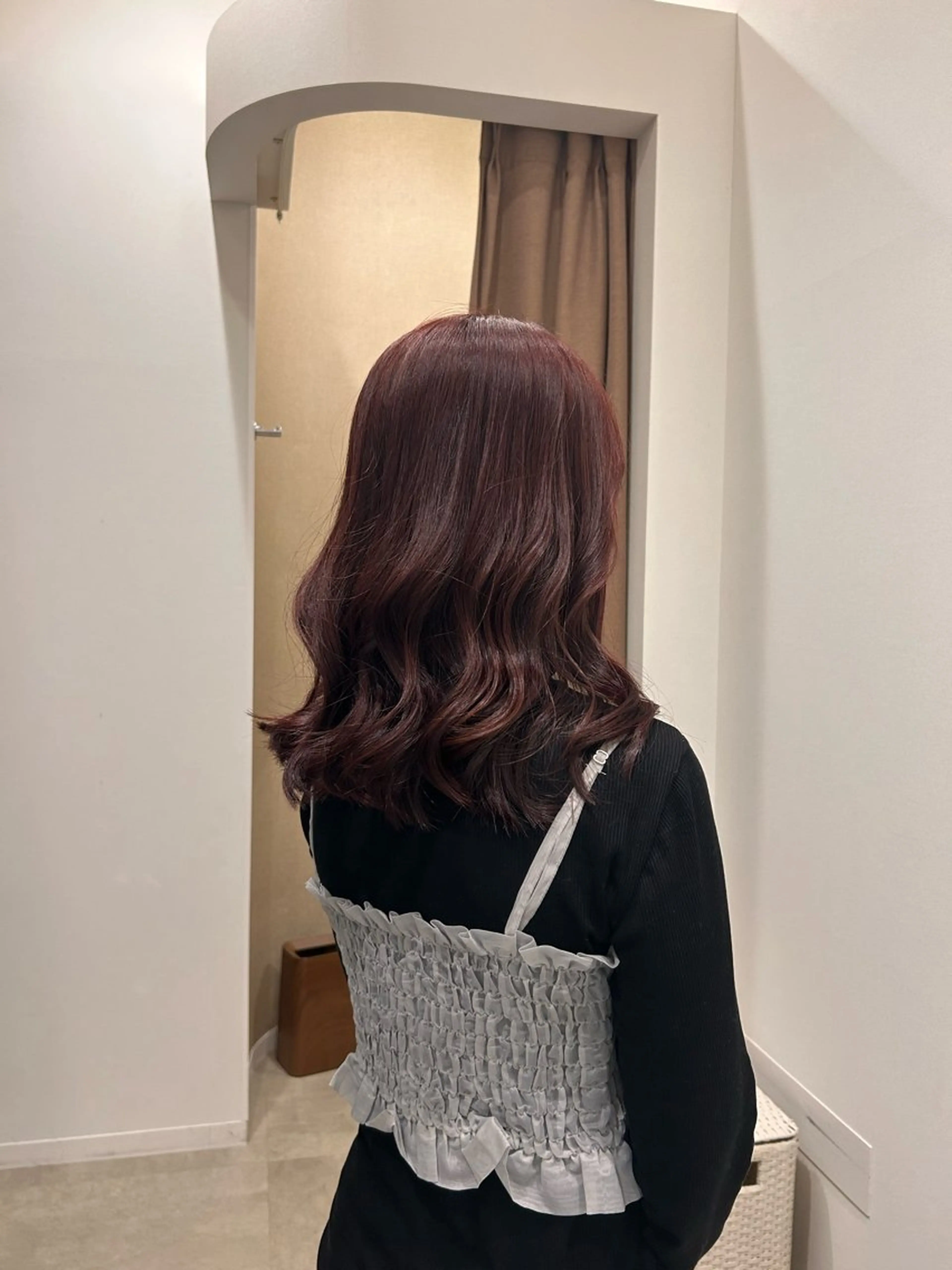 セミロング 無料カットカラー／ モデル募集💈市川春のヘアスタイル
