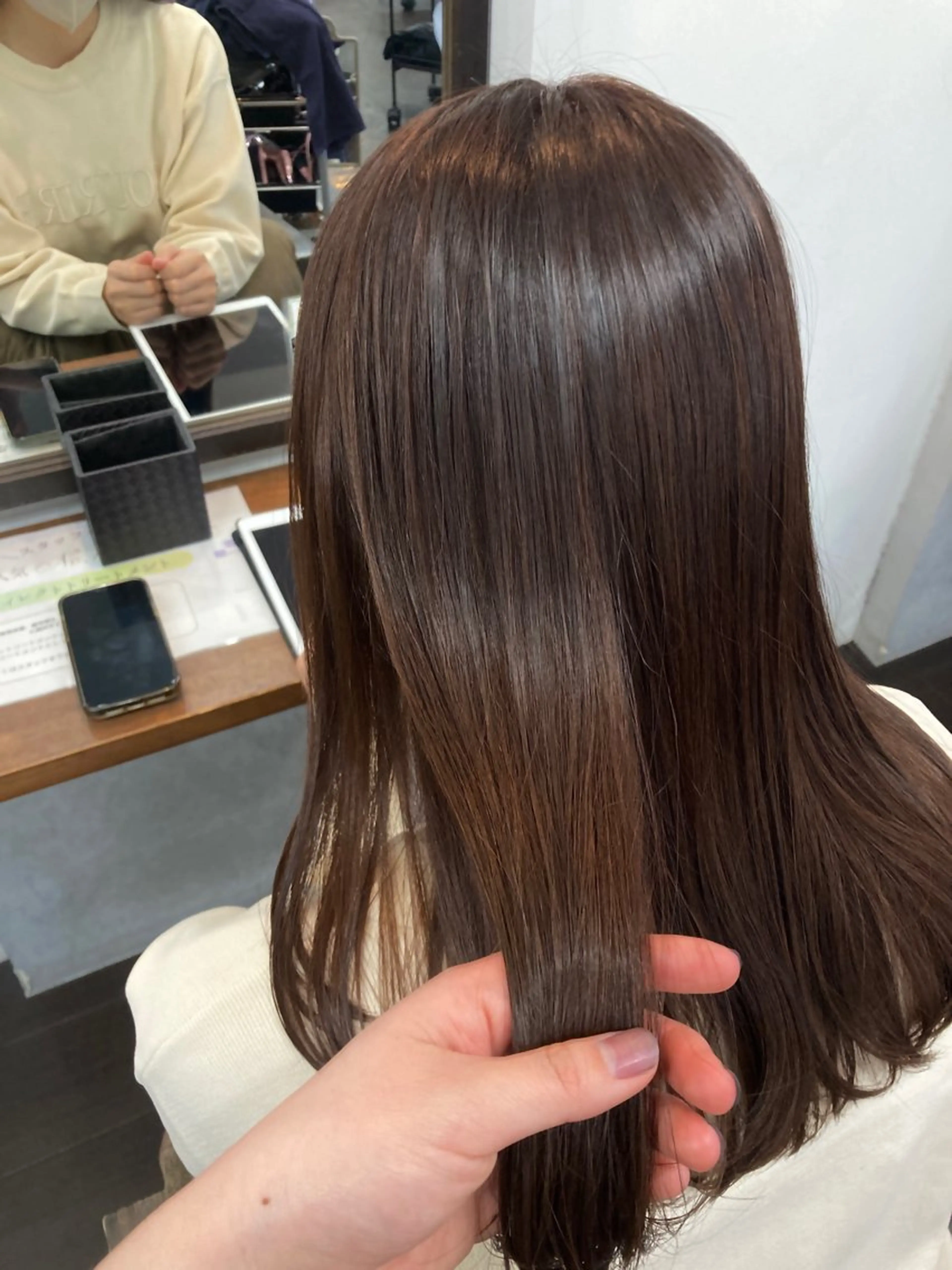 ミディアム 🌸栄/髪質改善 透明感/ムラカミ🌸のヘアスタイル