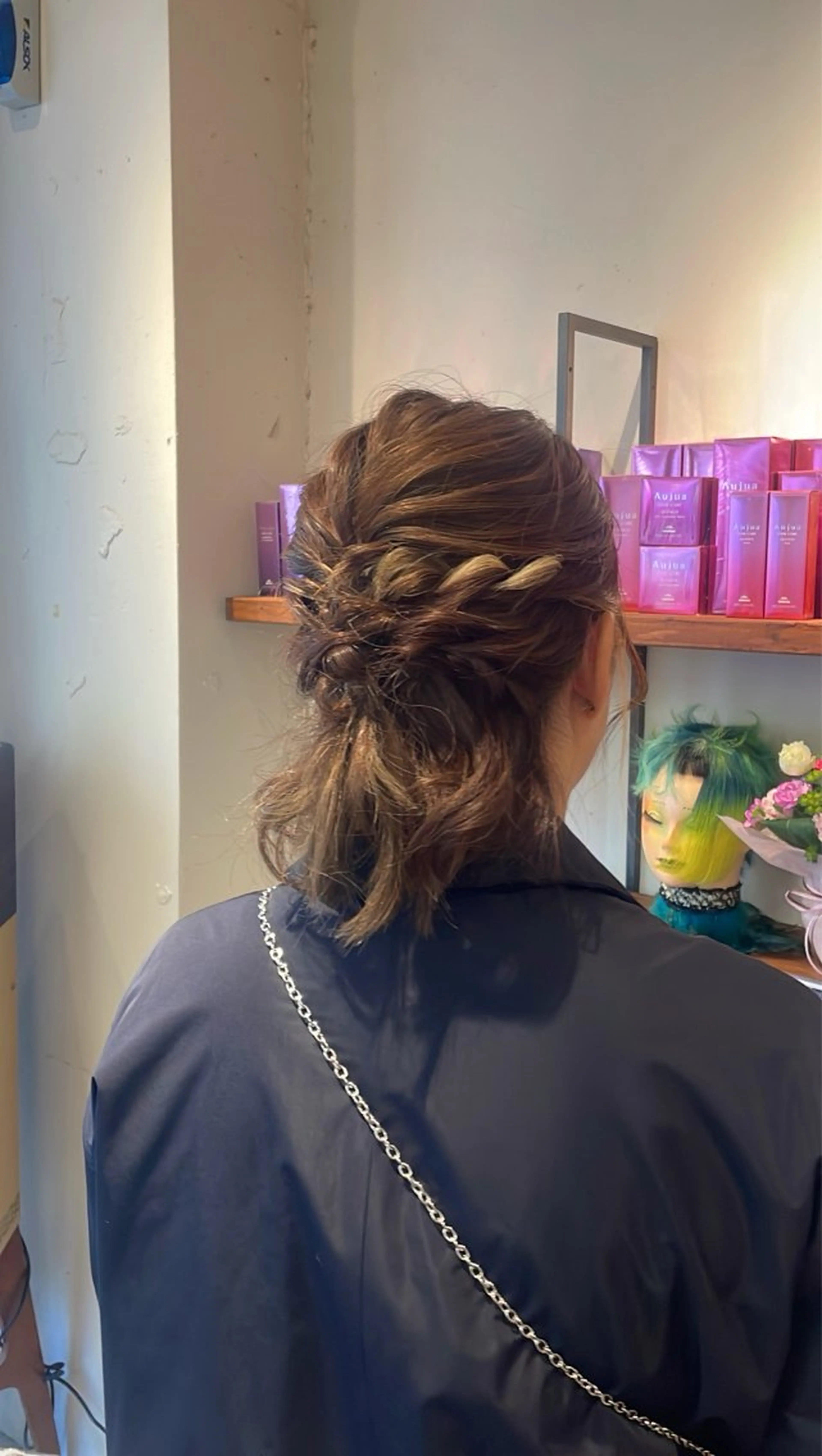 ミディアム ヘアアレンジ ハーフアップ 結婚式・ブライダル ヘアセット このみ/髪質改善 /ヘアアレンジ🫧のヘアスタイル