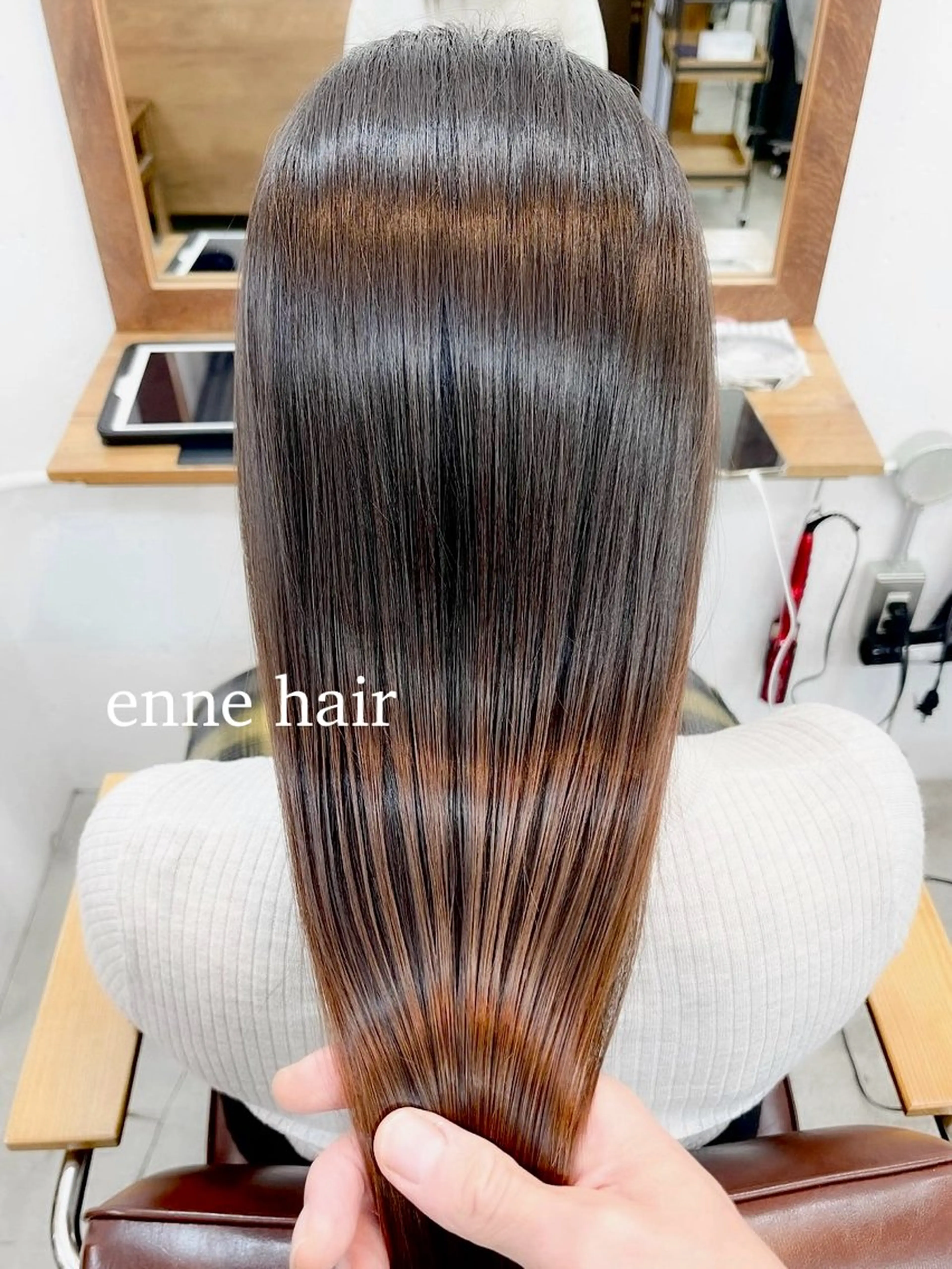 ロング enne hair&organic所属・🌟髪質改善メテオ カラーenne🫧のヘアスタイル