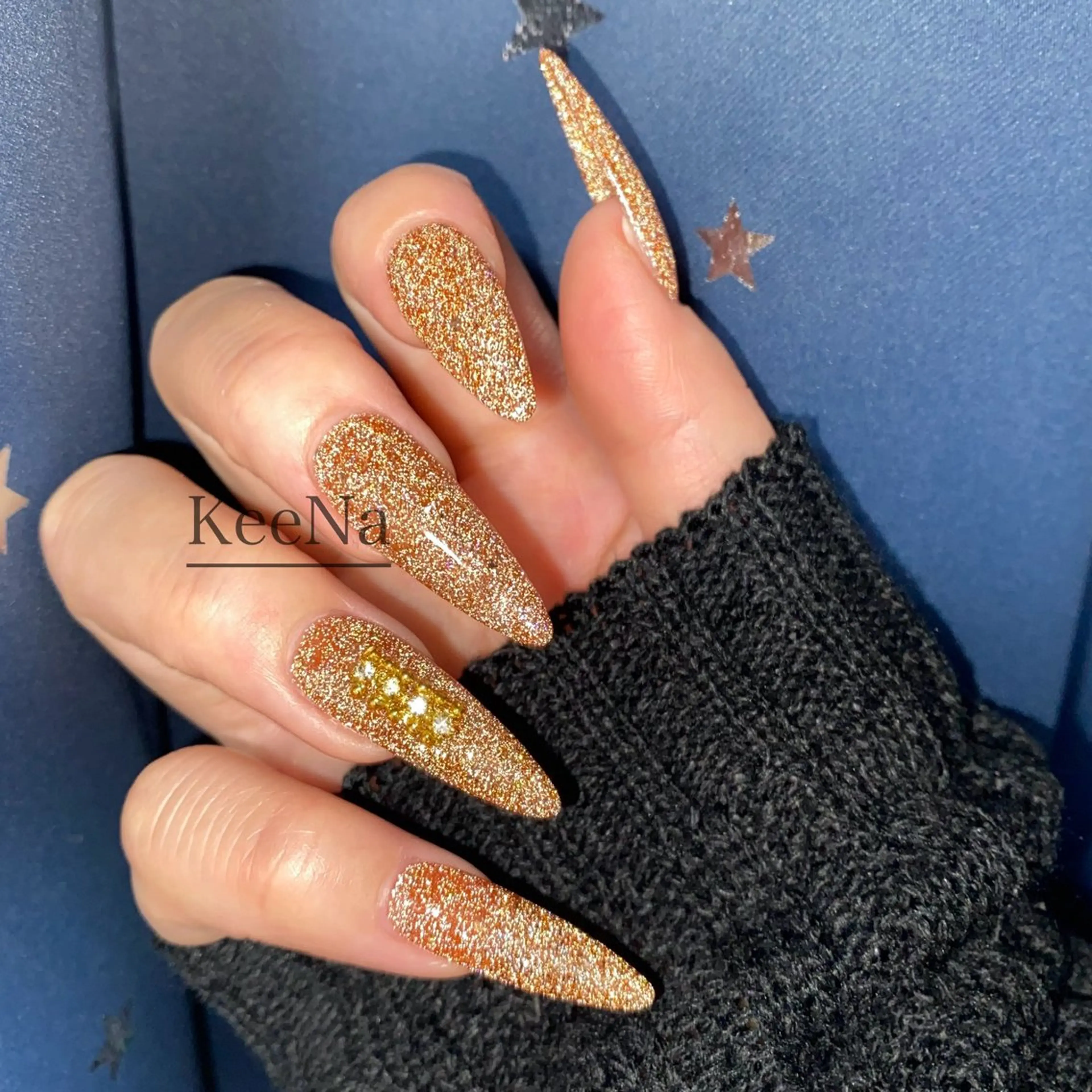 ネイル フラッシュネイル ロングネイル KeeNa キーナのネイルデザイン