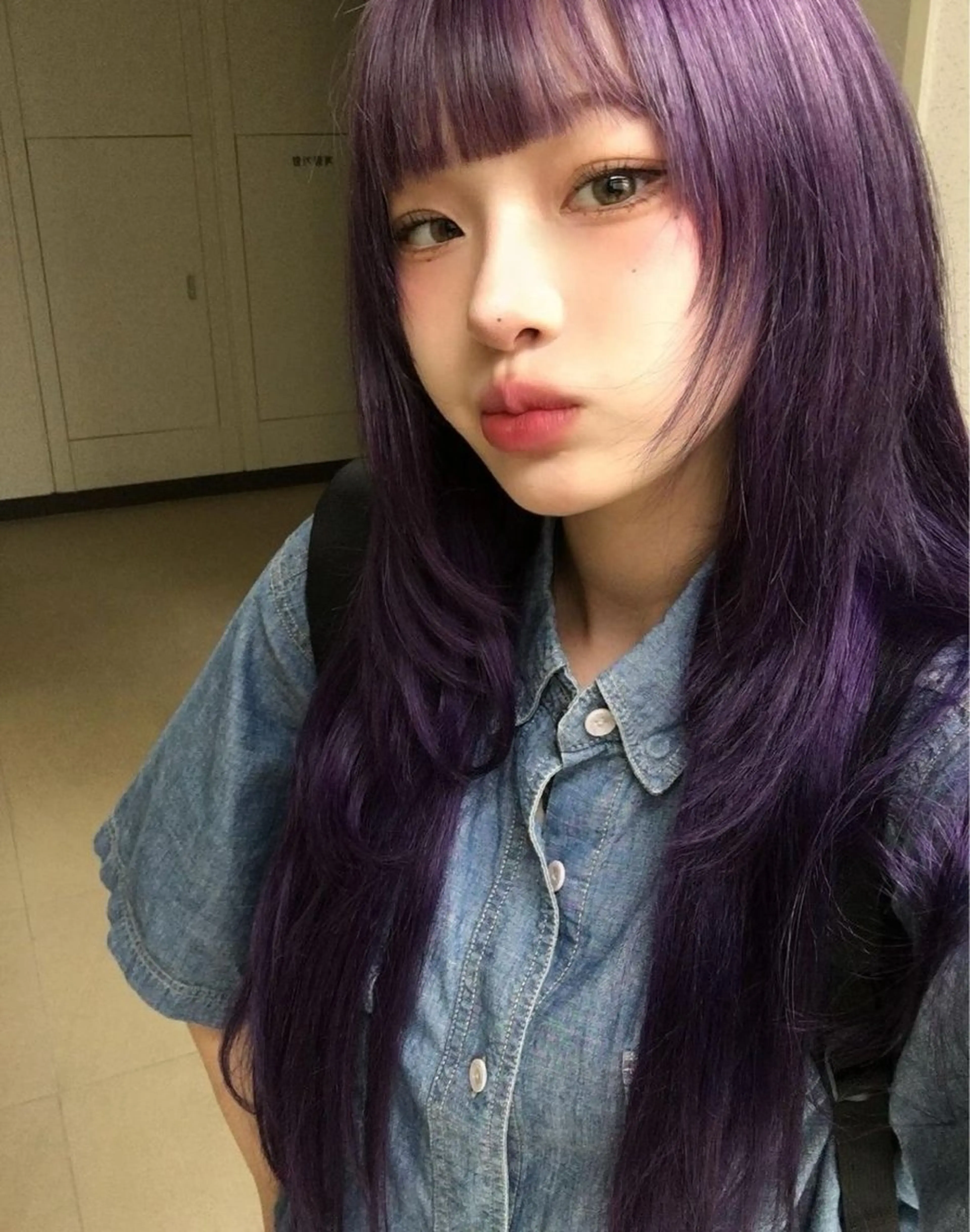 ロング カット ヘアカラー トリートメント ヘッドスパ ヘアセット 韓国ガーリー🤍ハイ トーン🤍Ayanaのヘアスタイル