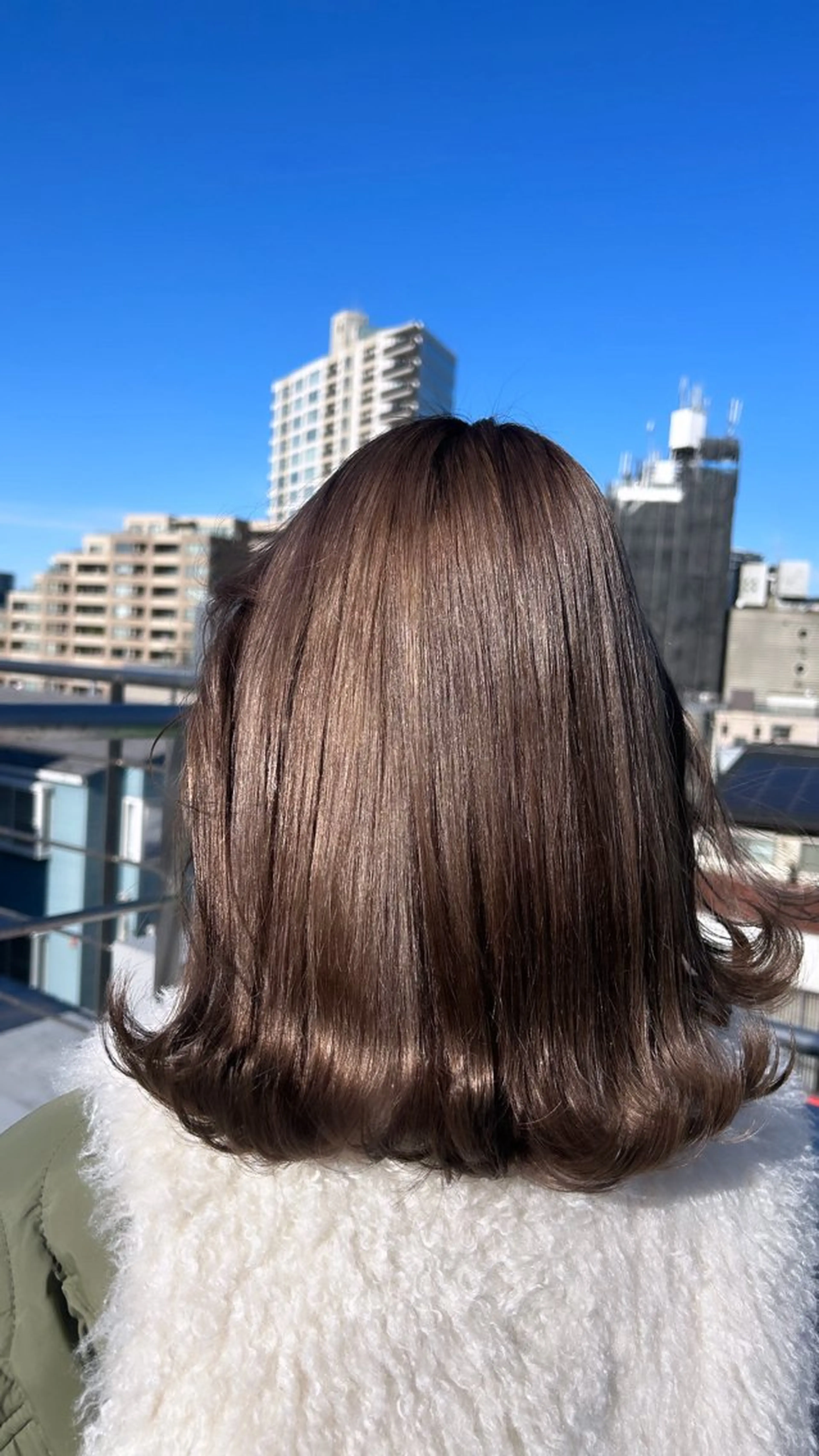 セミロング カラー ヘアカラー トリートメント ヘアセット モテ髪提案します💕 髪質改善宗一郎のヘアスタイル