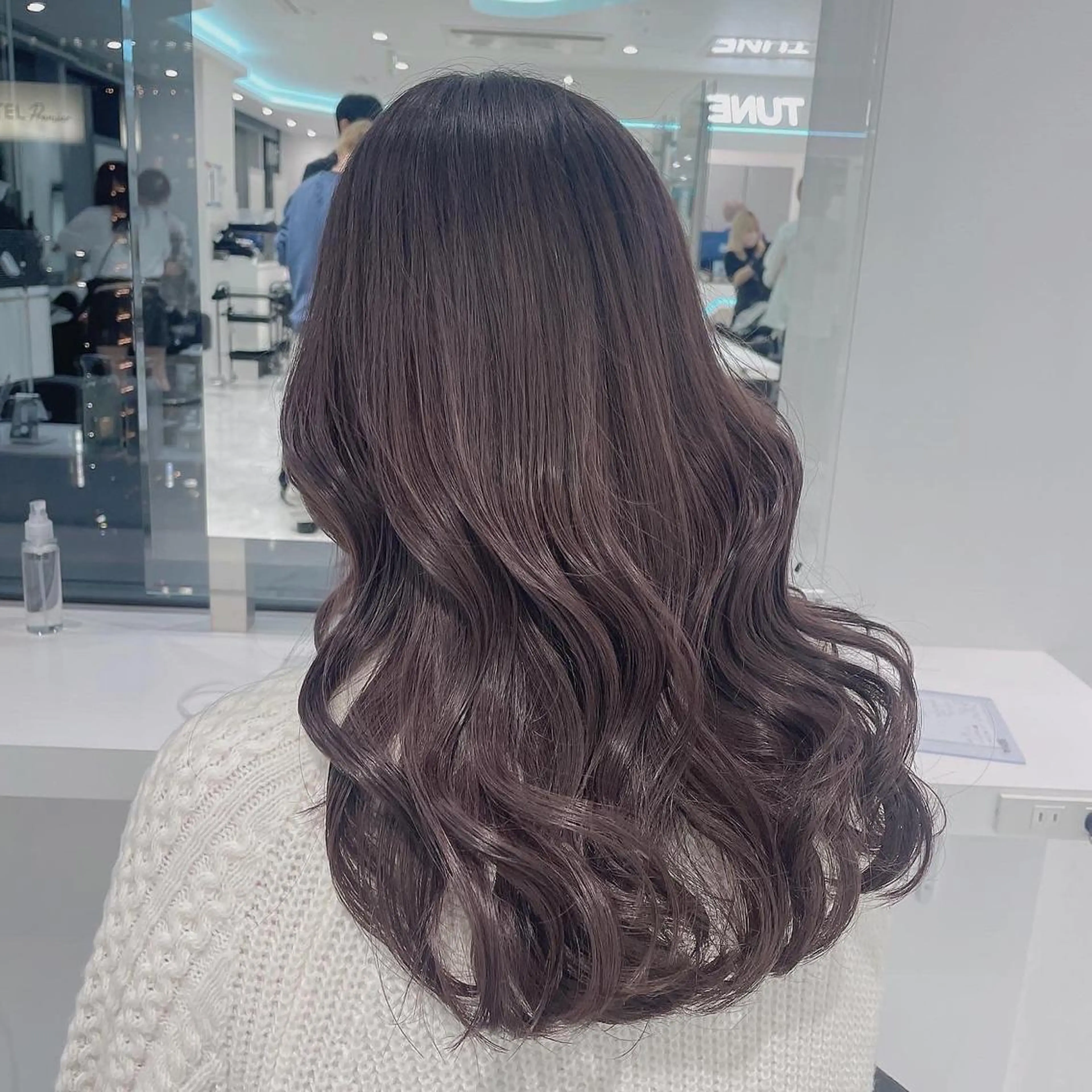 セミロング カラー ヘアアレンジ ♡ 𝐑𝐈𝐎♡のヘアスタイル
