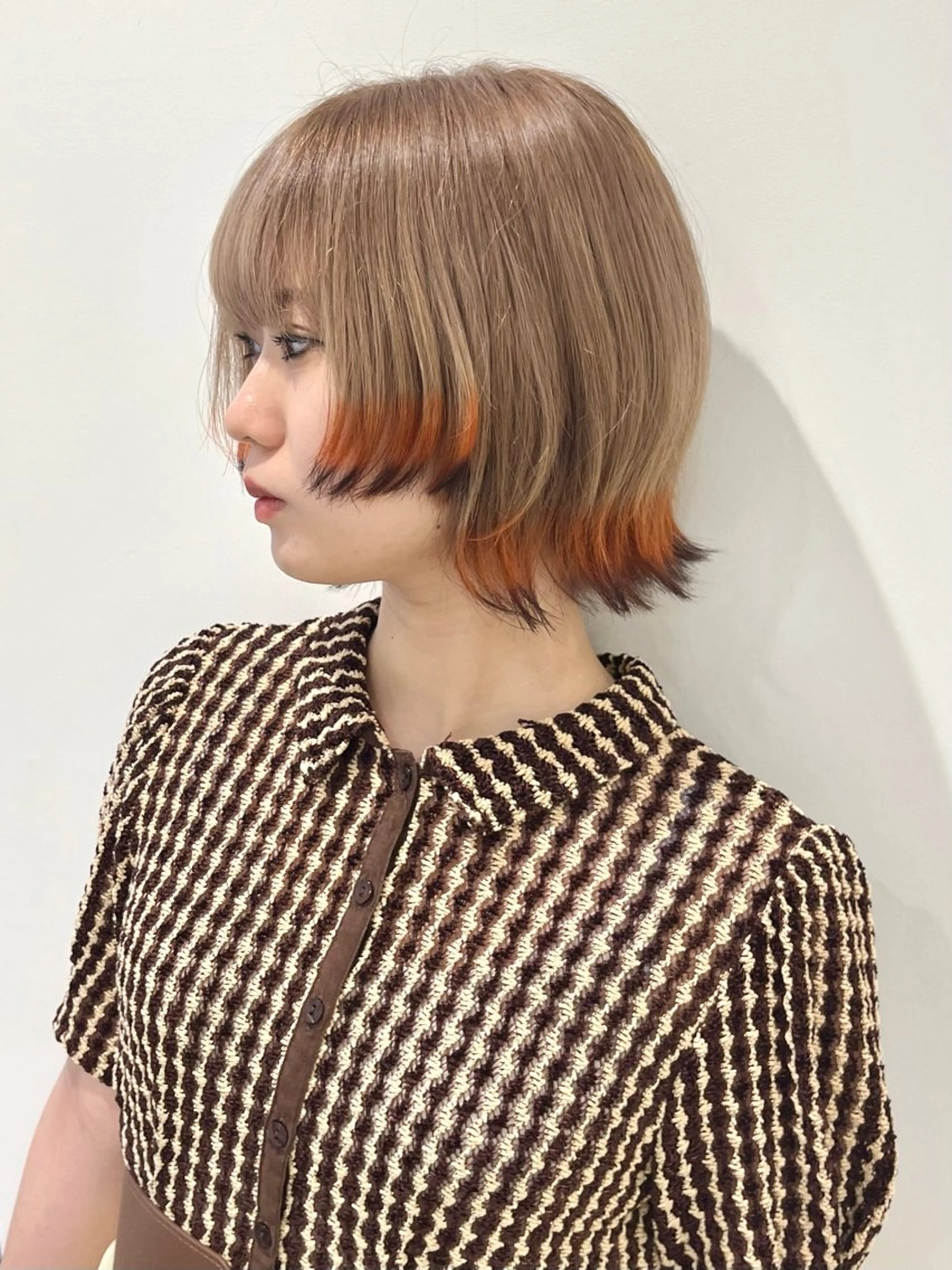カラー 狐カラー レイヤー⭐️カラー ⭐️平川雅史のヘアスタイル
