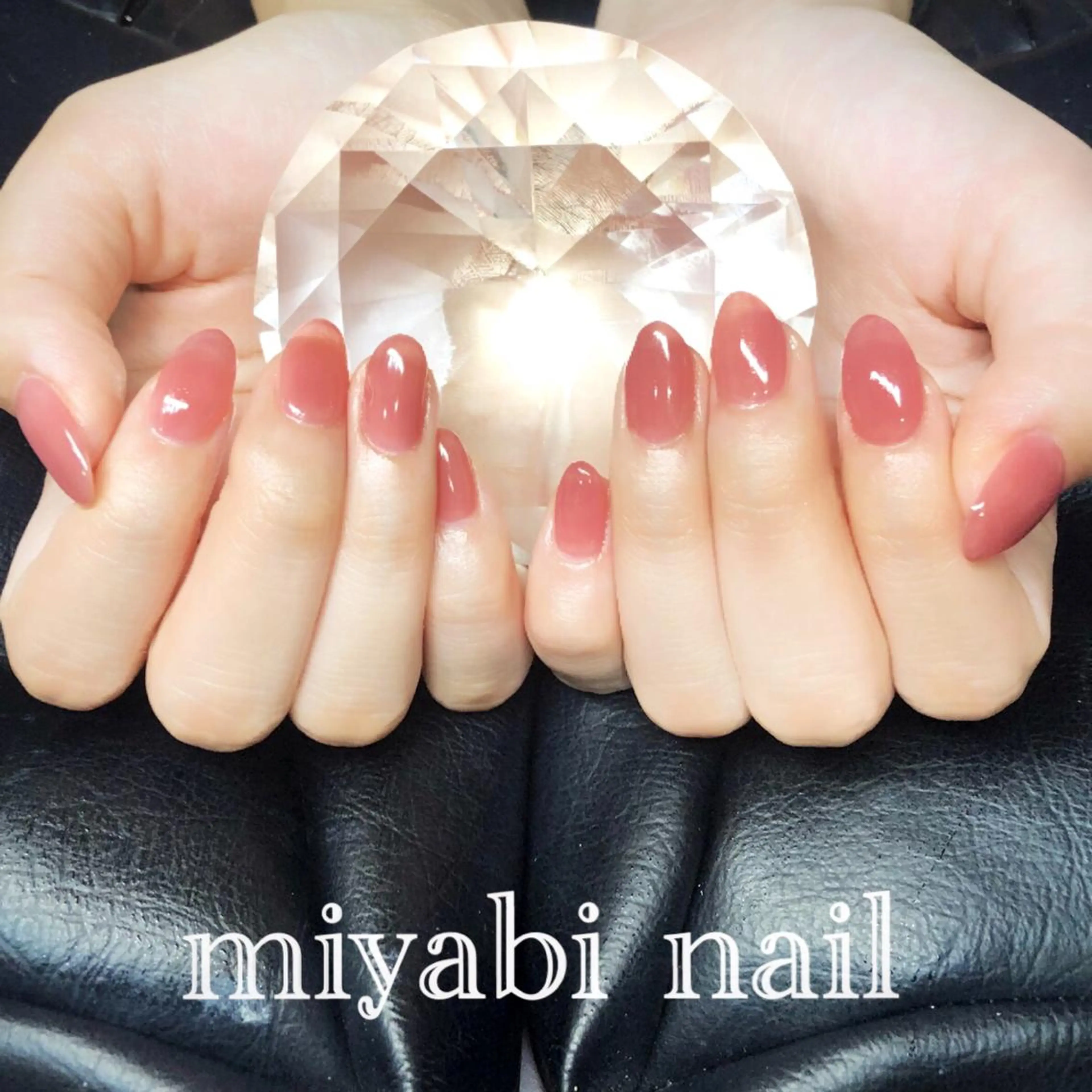 ネイル ジェルネイル オフィスネイル シンプルネイル ハンドネイル miyabi nail 桂川駅近くのネイルデザイン