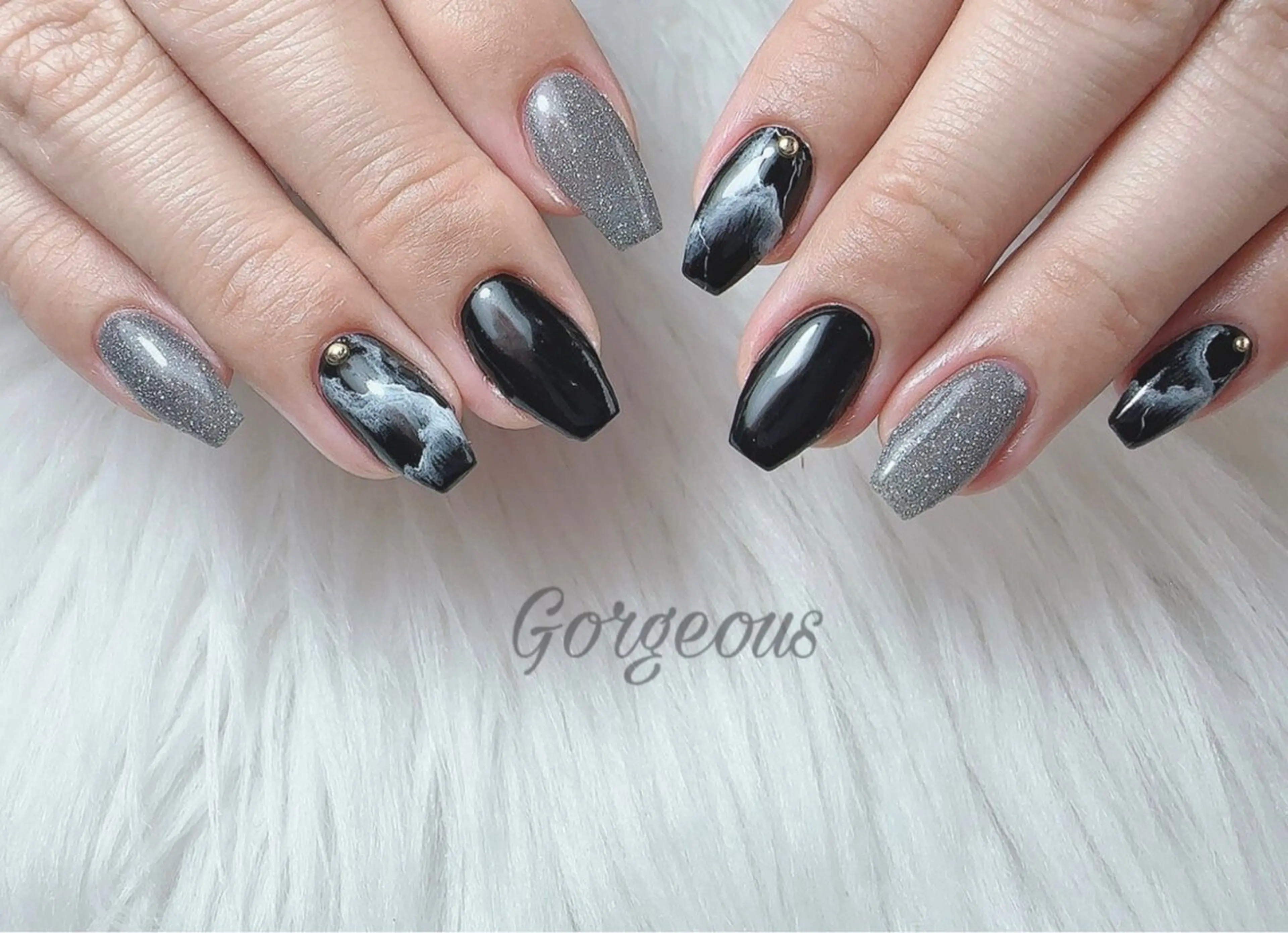 ネイル Gorgeous nail&school所属・♡ KURIN♡のネイルデザイン