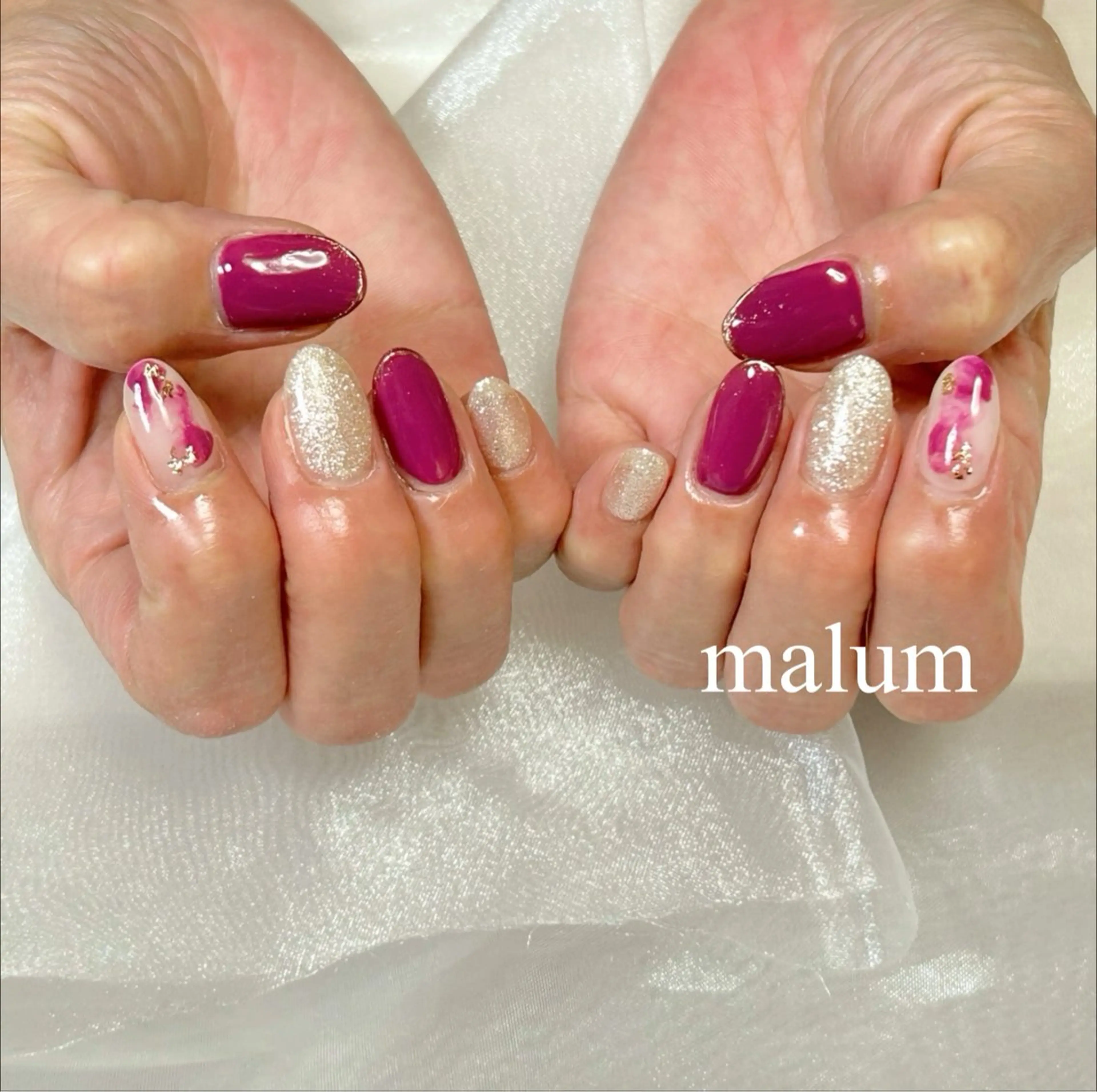 ネイル ハンドネイル malum nailのネイルデザイン