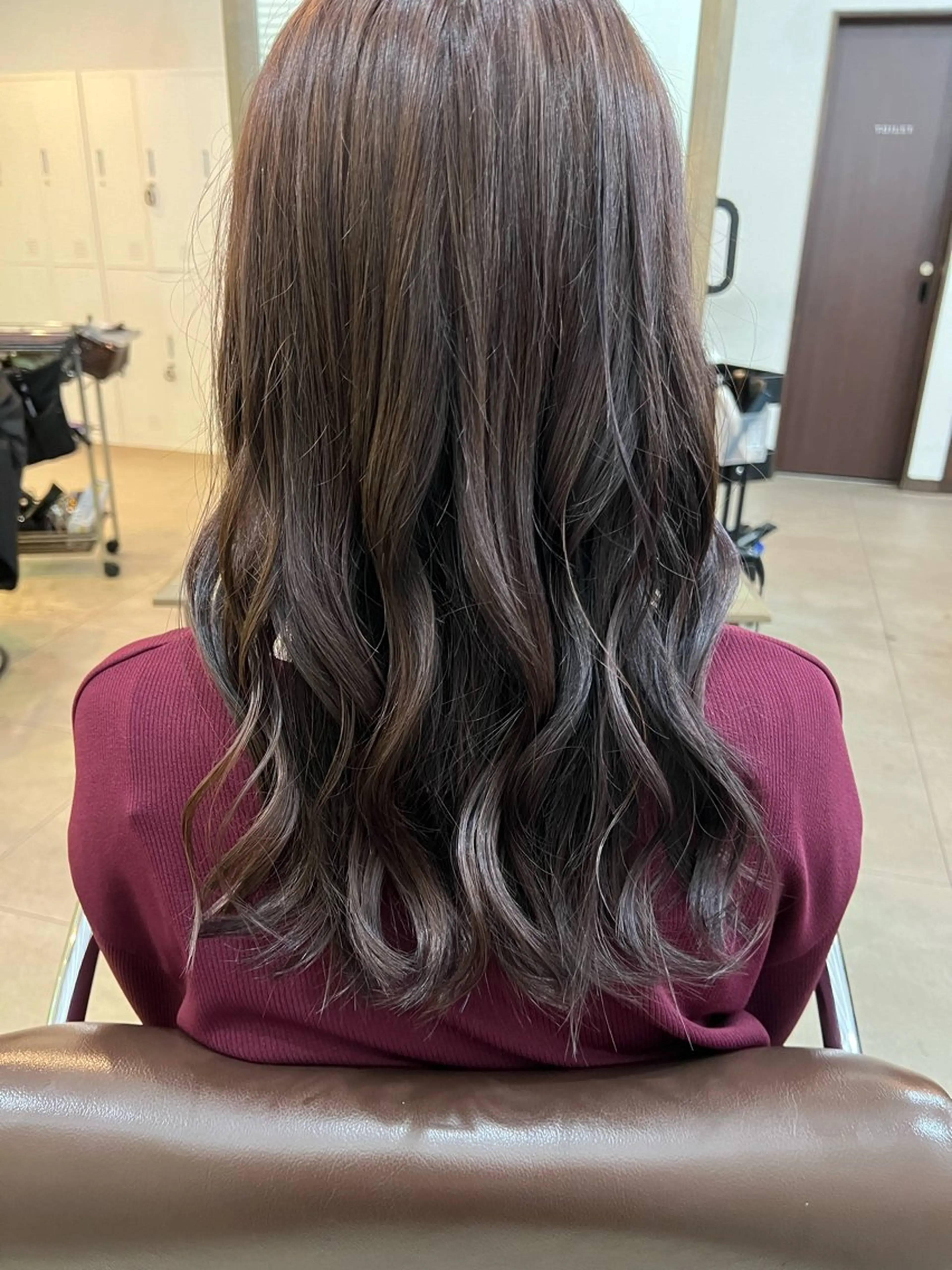 ロング カラー 新井 勢のヘアスタイル