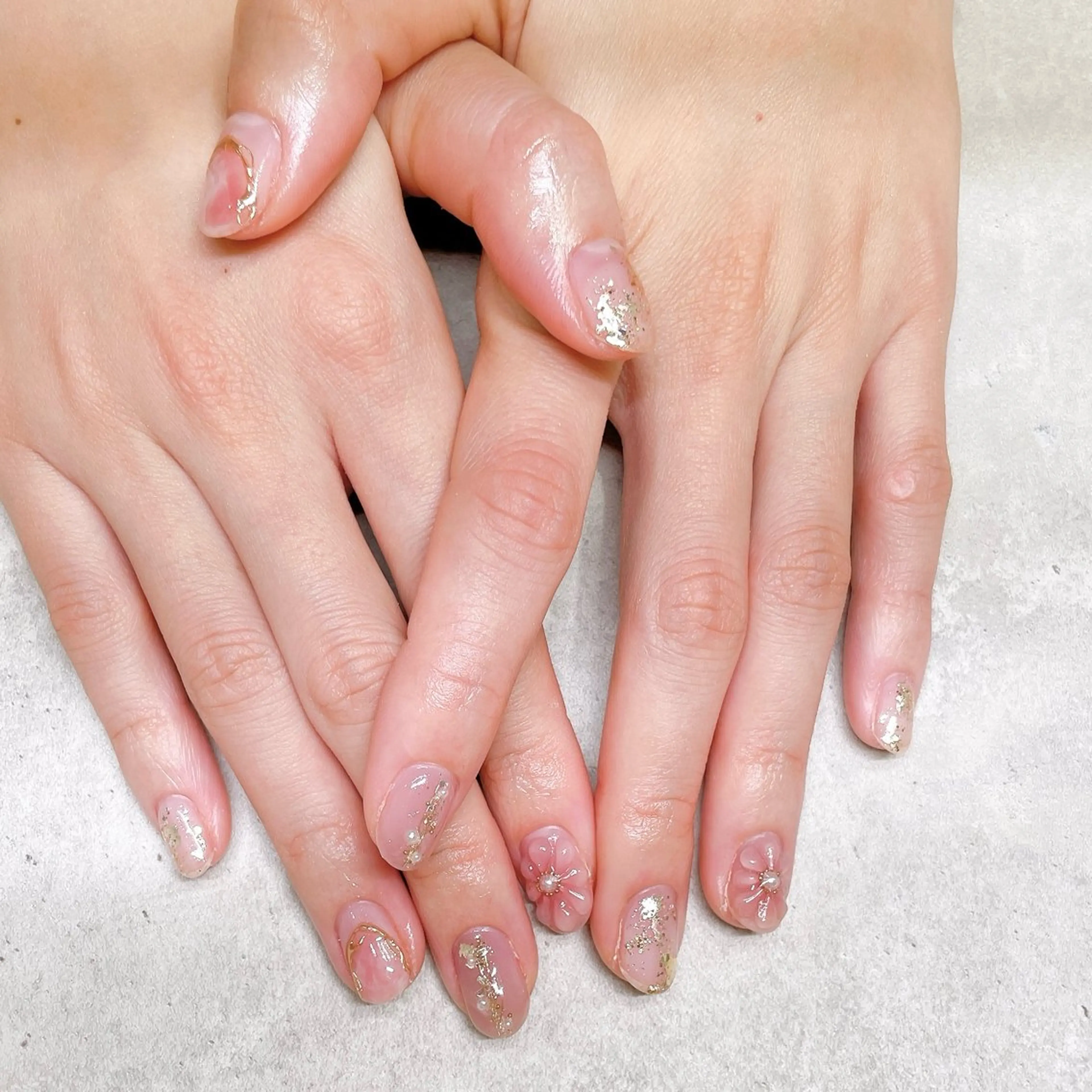 ネイル アートネイル ハンドネイル A85G ayakoのネイルデザイン