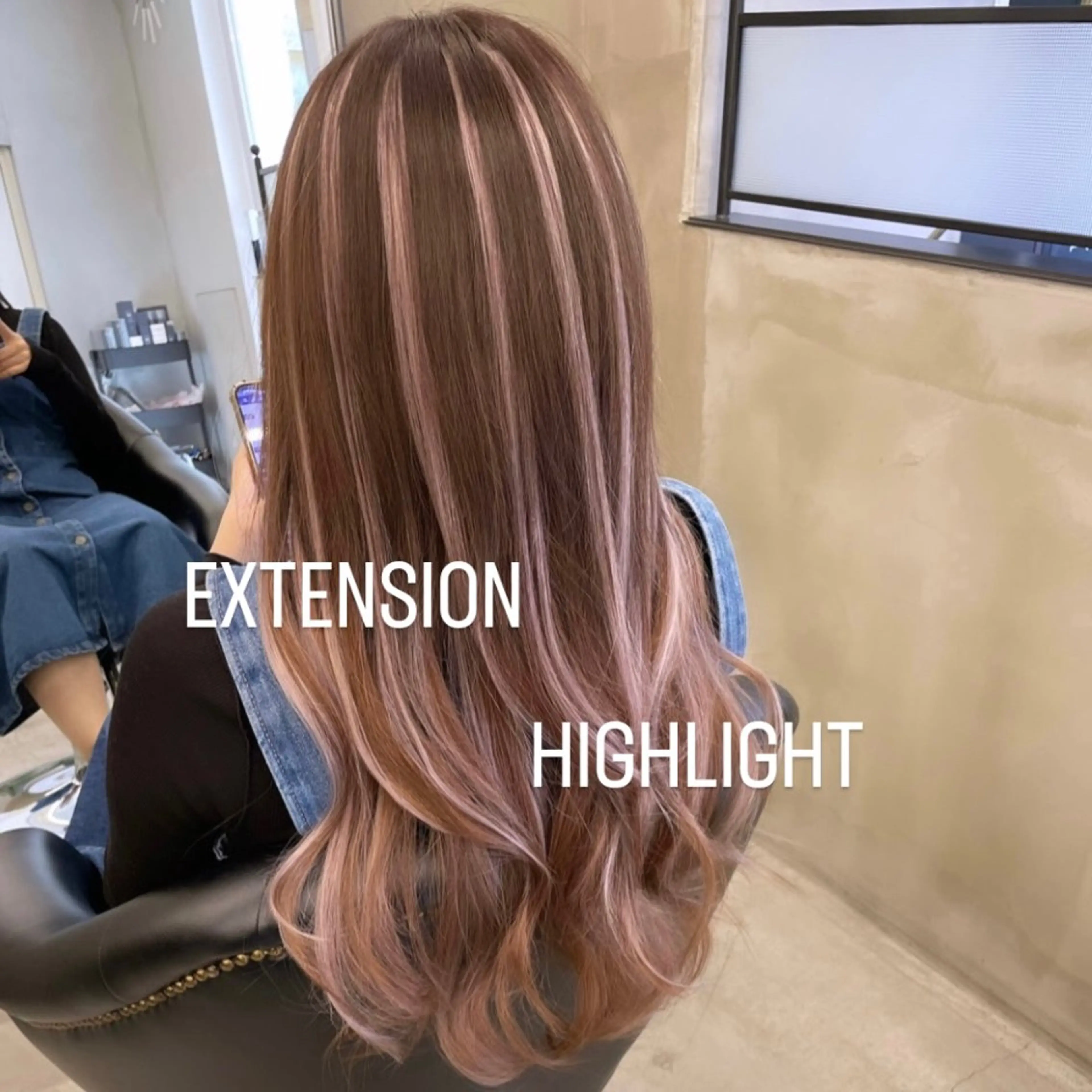 ロング カラー ヘアカラー エクステ エクステ🩵ブリーチ 韓国ヘア🩵KAEのヘアスタイル