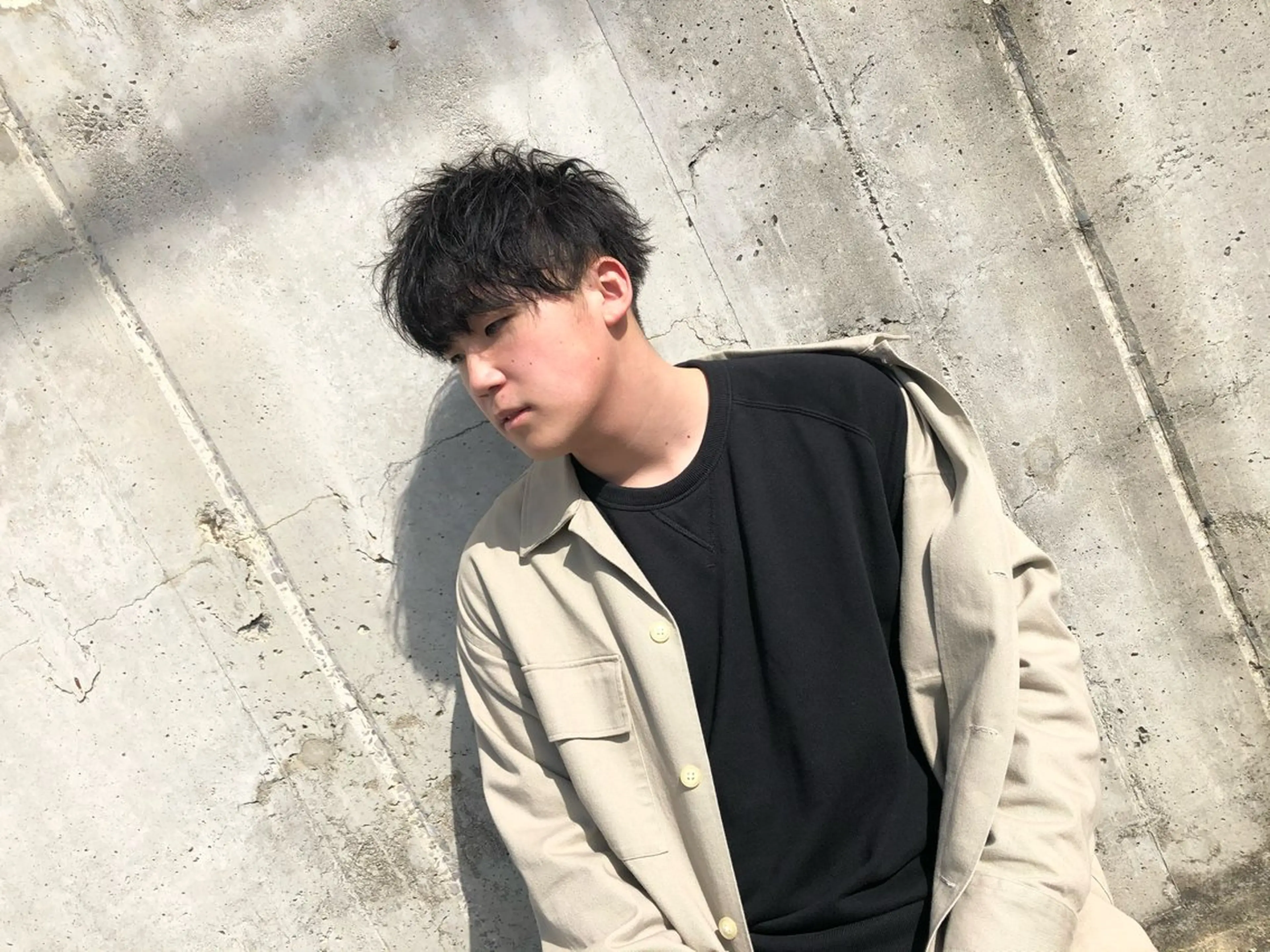 ショート メンズ カット メンズパーマ/心斎橋 /四ツ橋駅/しょうまのヘアスタイル