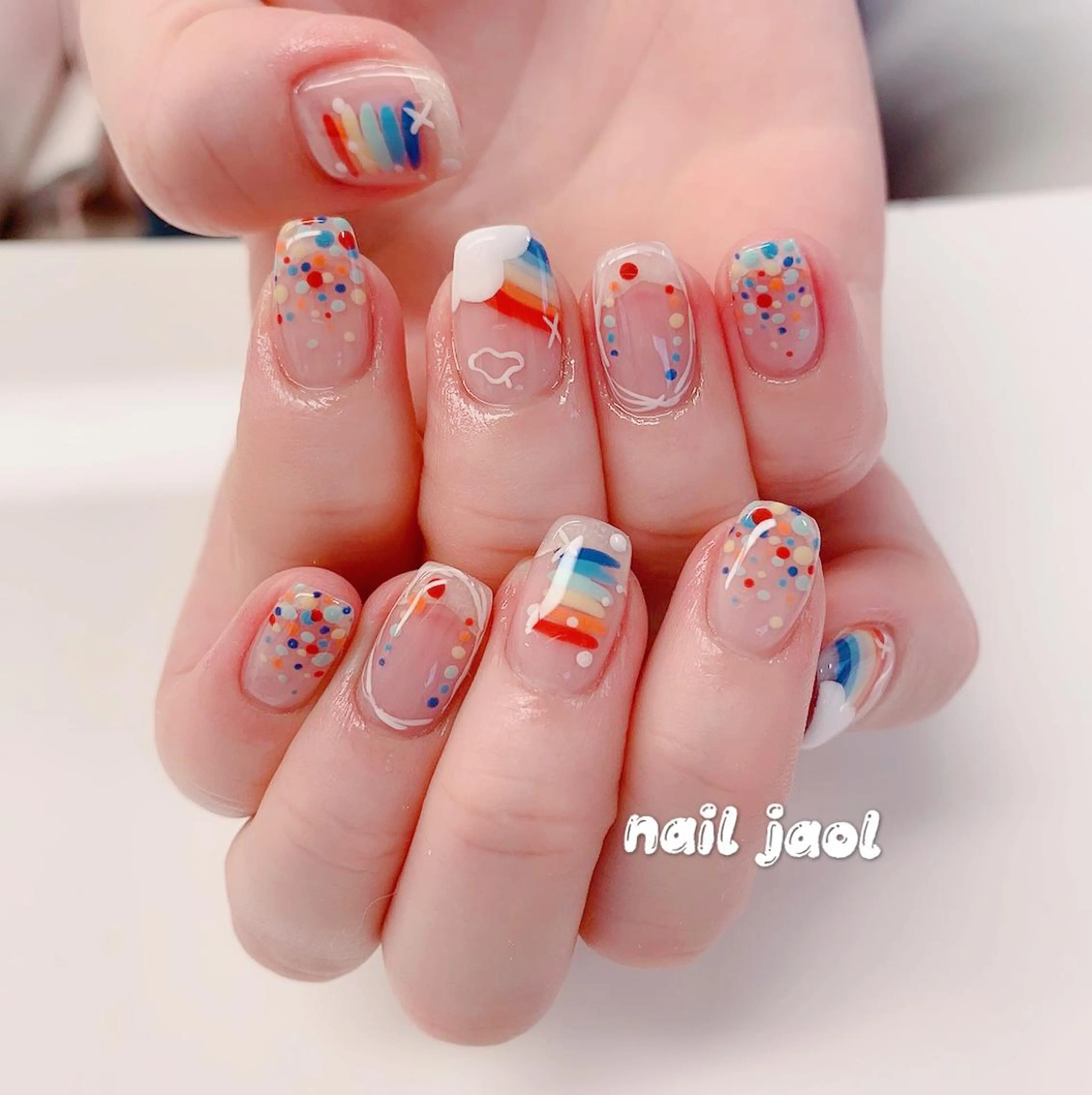ミディアム nail jaol池袋店所属・ネイルJaol 池袋のネイルデザイン