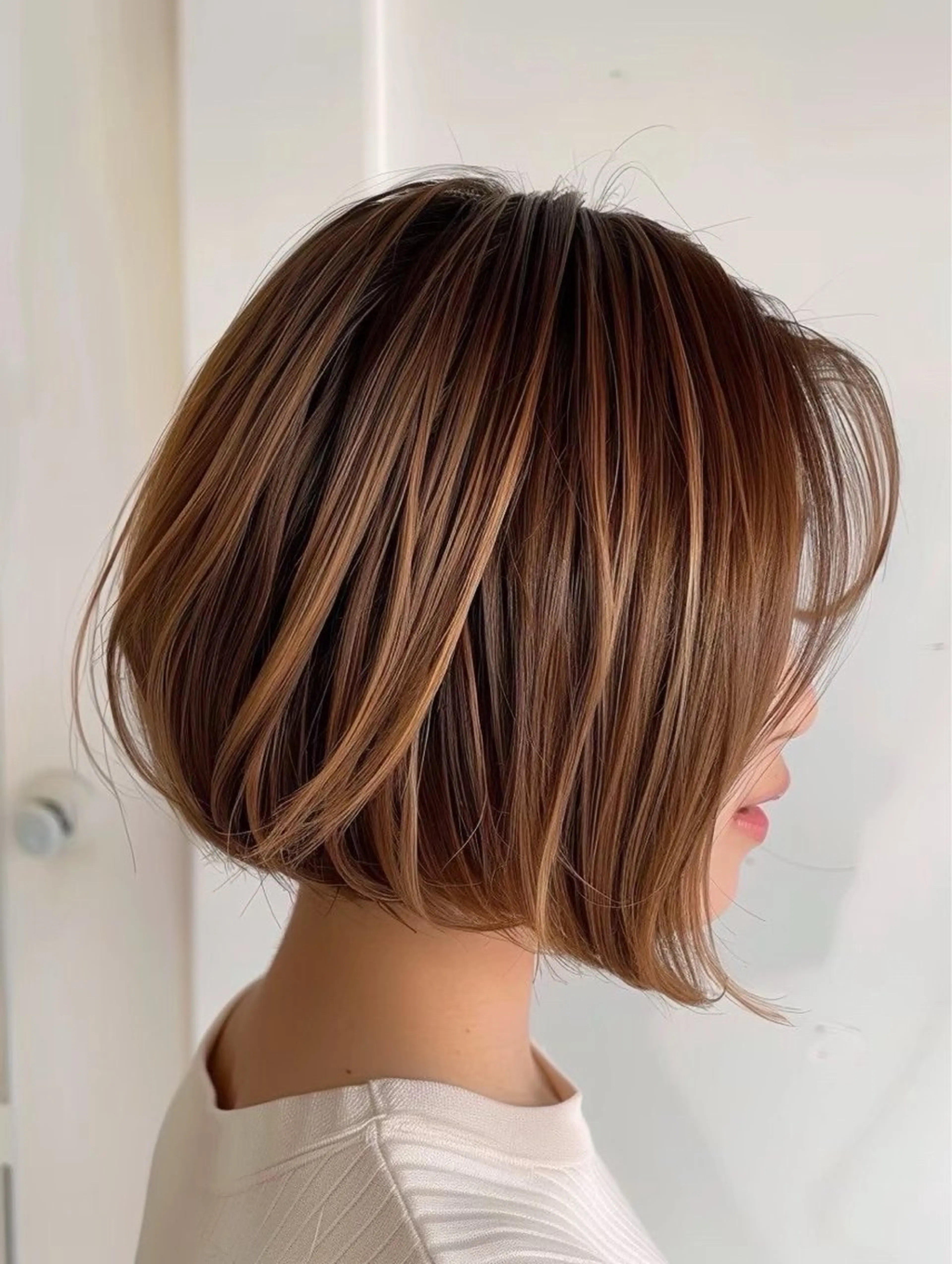 ミディアム かいせい/兵庫 /西宮のヘアスタイル