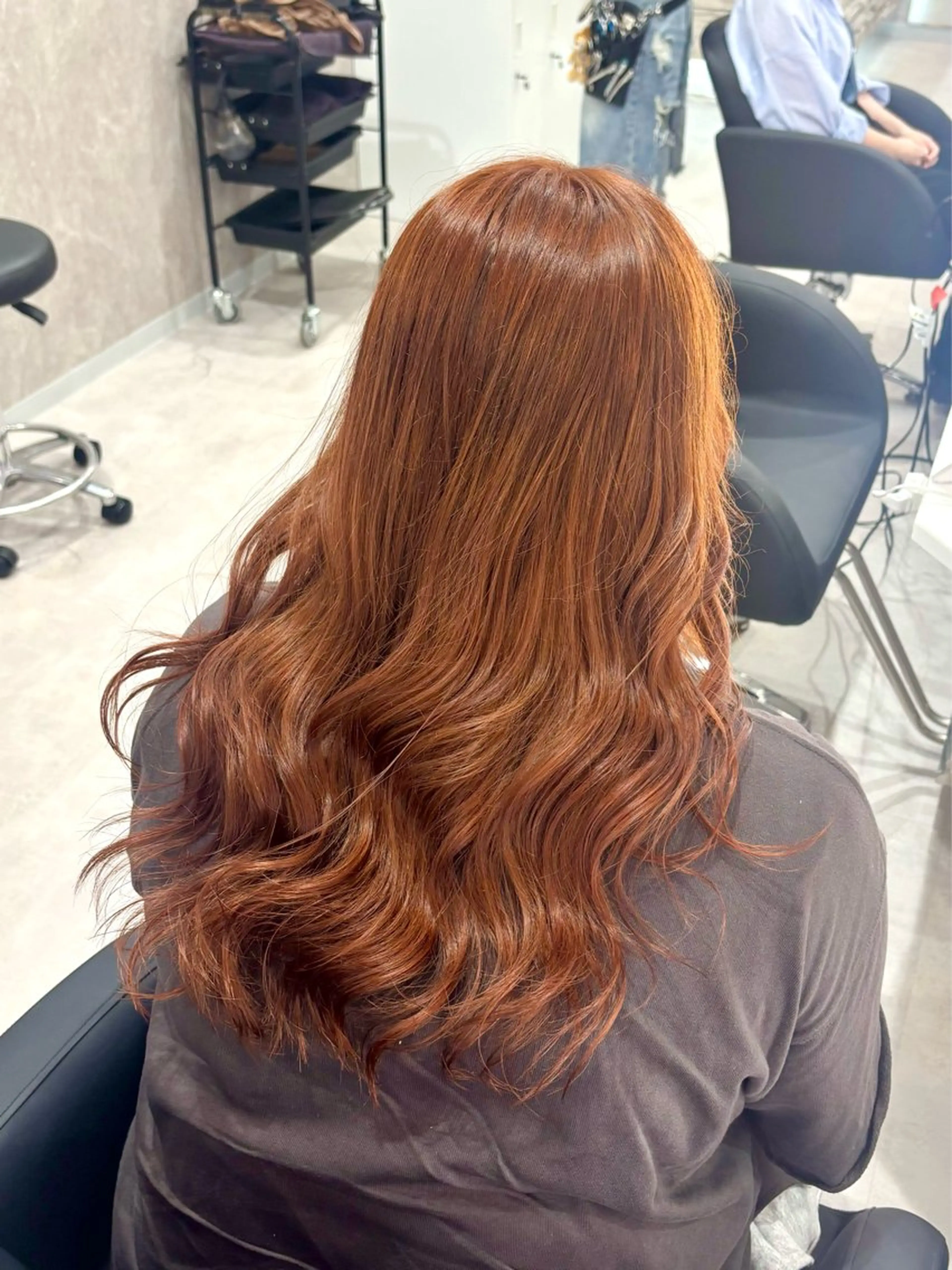 ロング カット ヘアカラー トリートメント 🎀柔らか暖色カラ ー💕sayakaのヘアスタイル