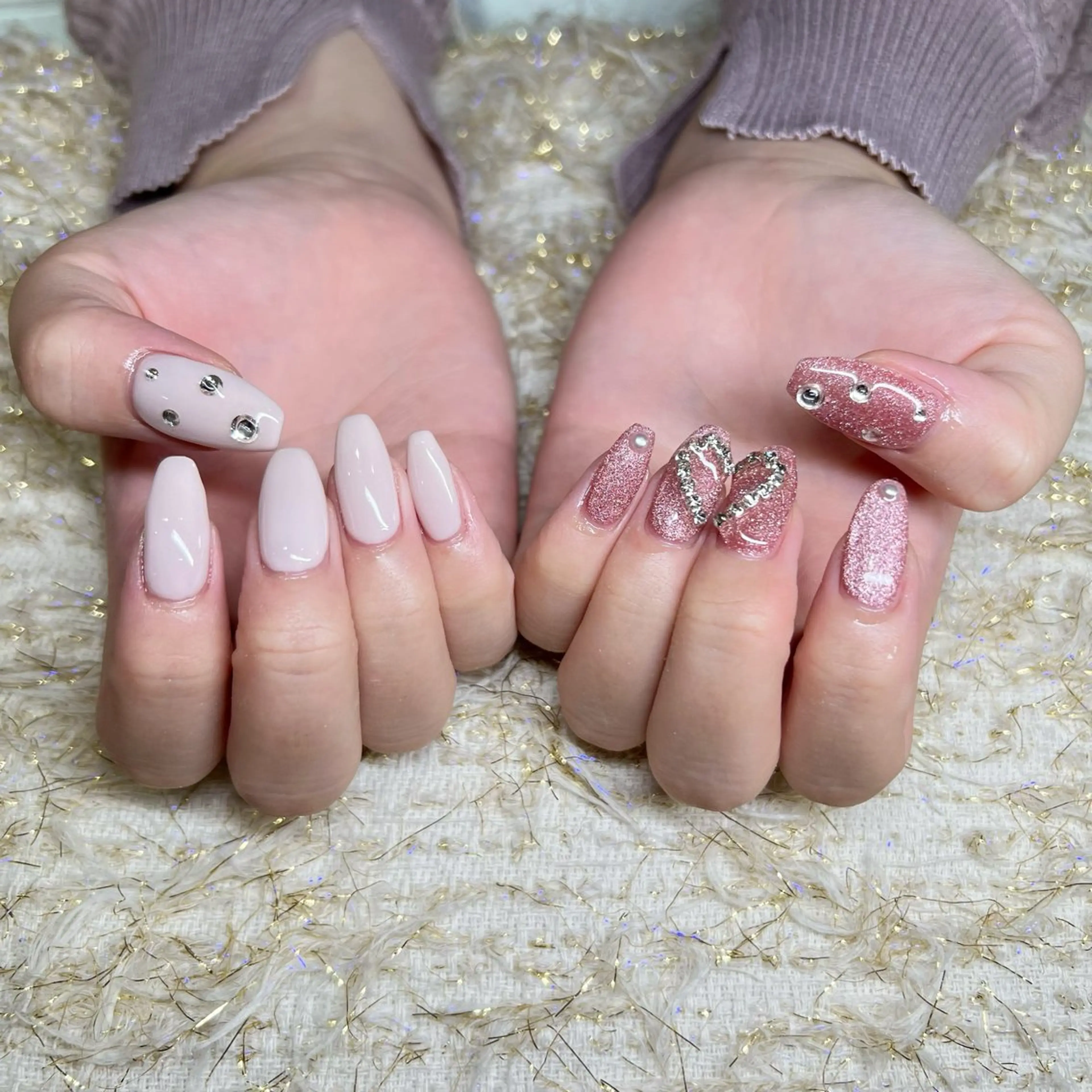 🍒6本持ち込みデザインコース《オフ無し》持ち込みデザイン＋ワンカラー、ラメワンカラー、グラデ、フレンチのコースです◎の写真