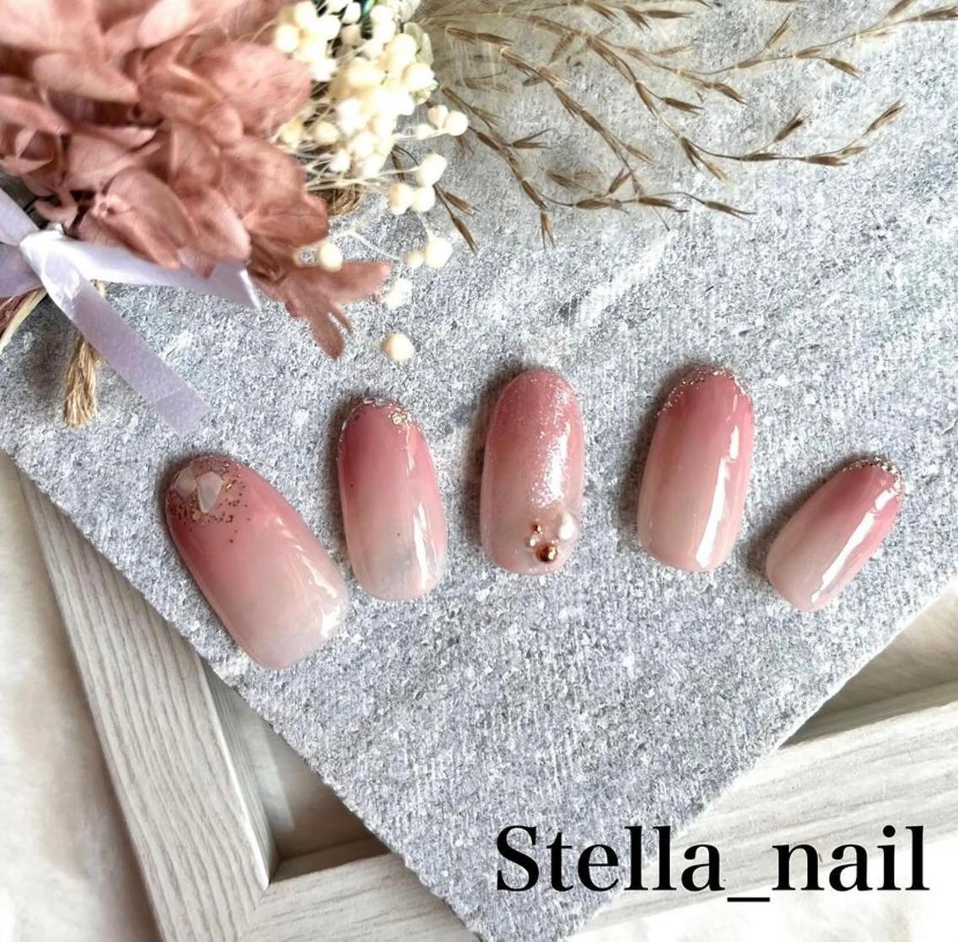 ネイル ジェルネイル ピンク 春ネイル STELLA トータルビューティーのその他イメージ