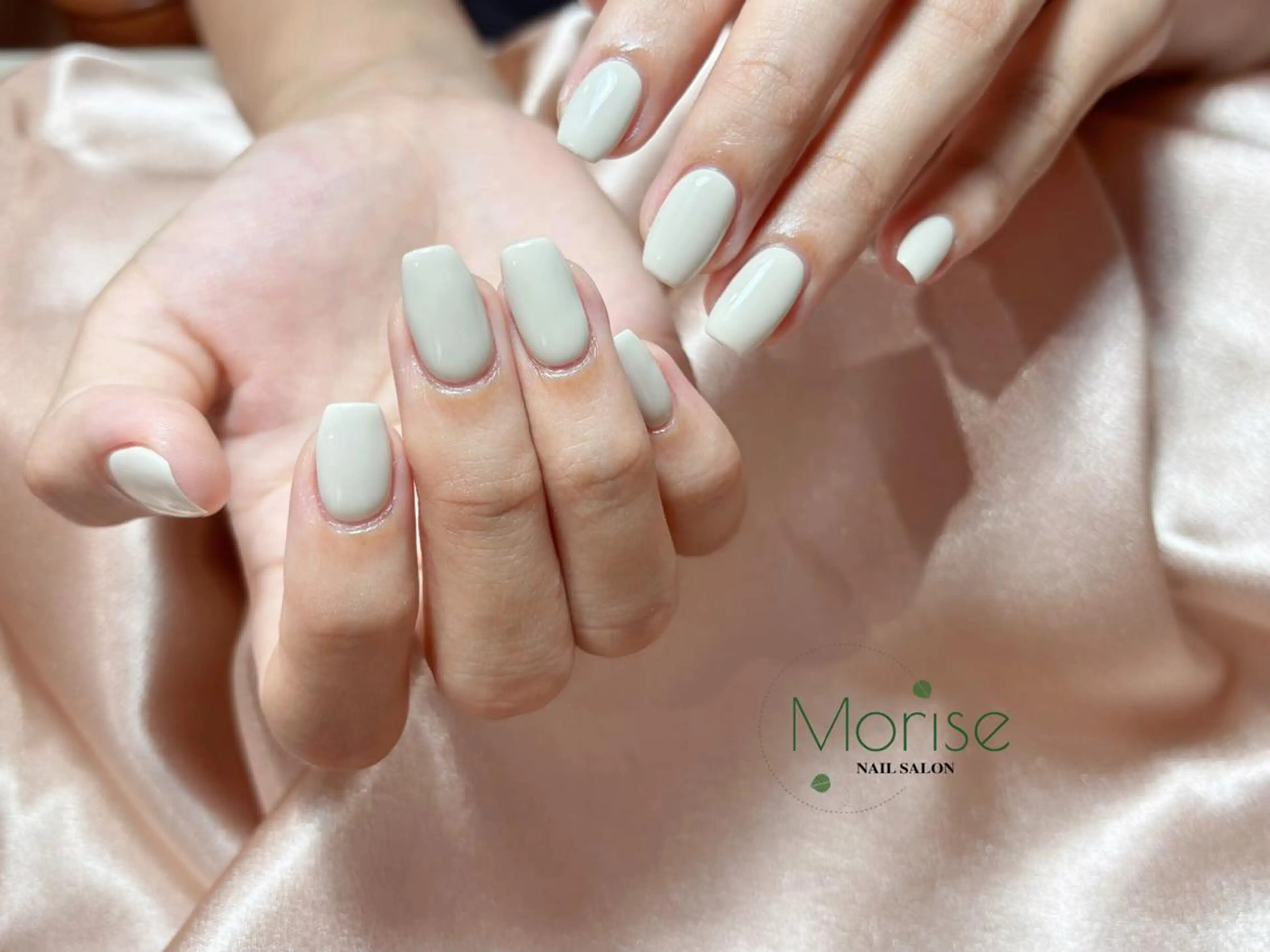 ネイル フットネイル フレンチネイル ジェルネイル ガラスフレンチ 韓国ネイル ハンドネイル ハンドケア MoriseNail 原宿店のネイルデザイン